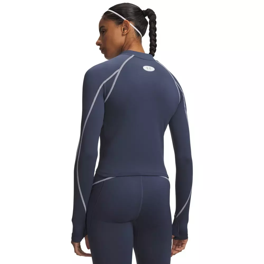 Under Armour Women's ColdGear Elite 1/2-Zip Jacket - Gridiron - GRIDIRON