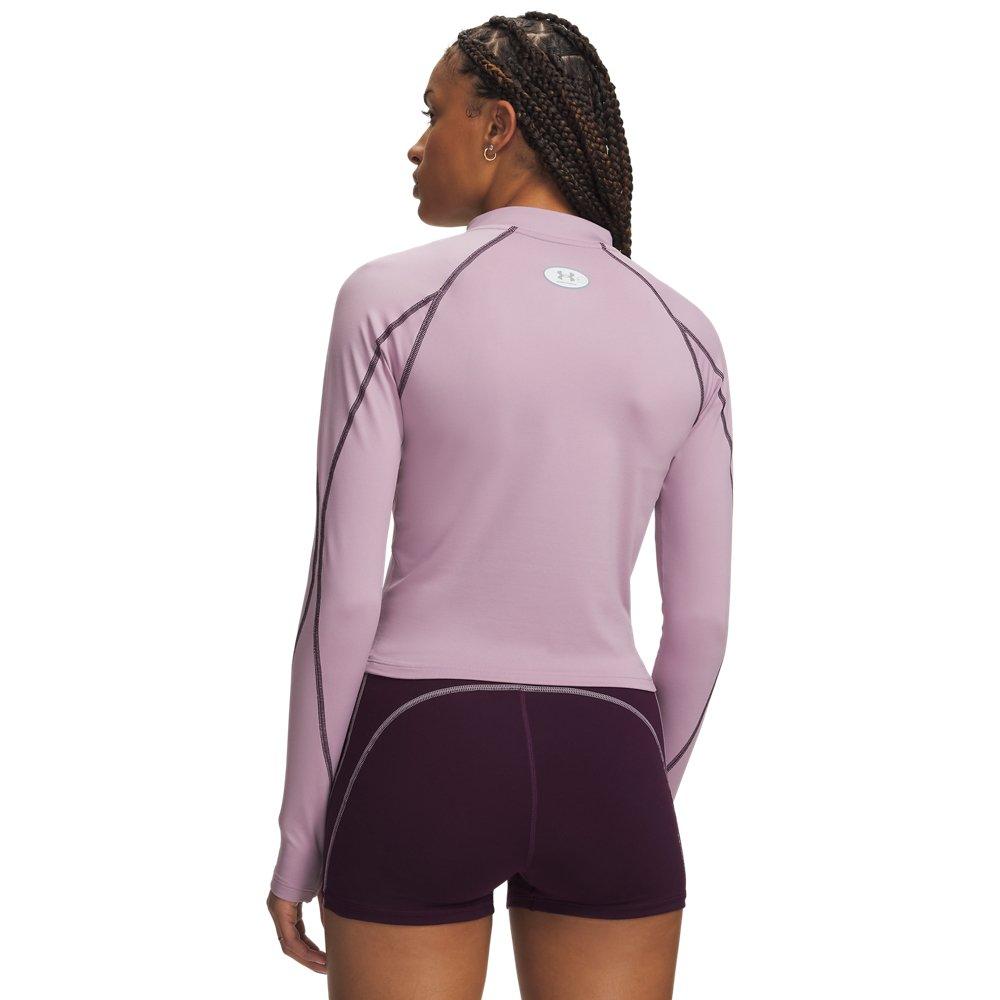Under Armour Women's ColdGear Elite 1/2-Zip Jacket - Mauve - MAUVE