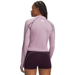 Under Armour Women's ColdGear Elite 1/2-Zip Jacket - Mauve - MAUVE