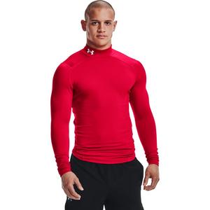Under Armour Men's ColdGear Armour Shirt-Red