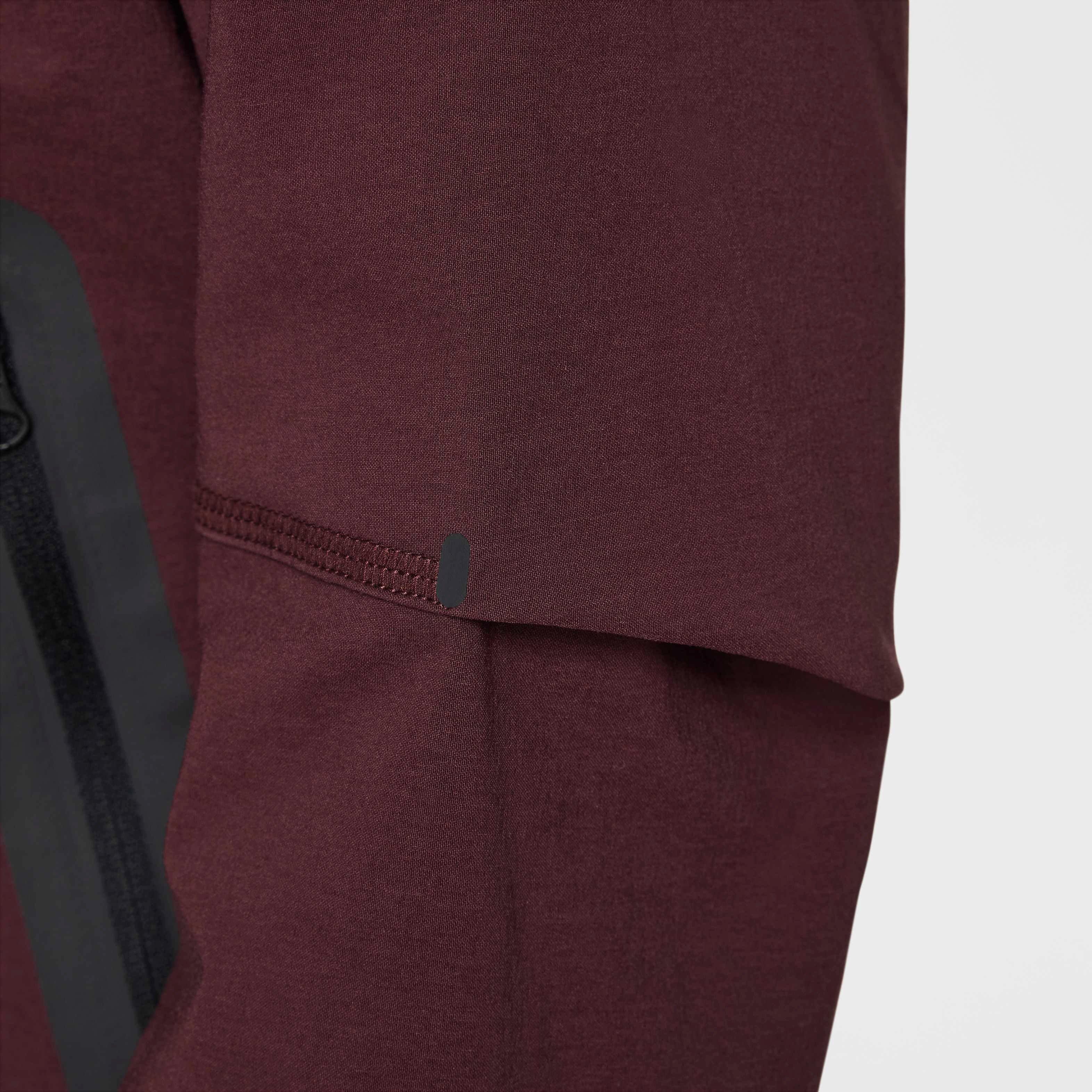 Nike Big Boys' Tech Woven Jacket - BURGUNDY Thumbnail View 5