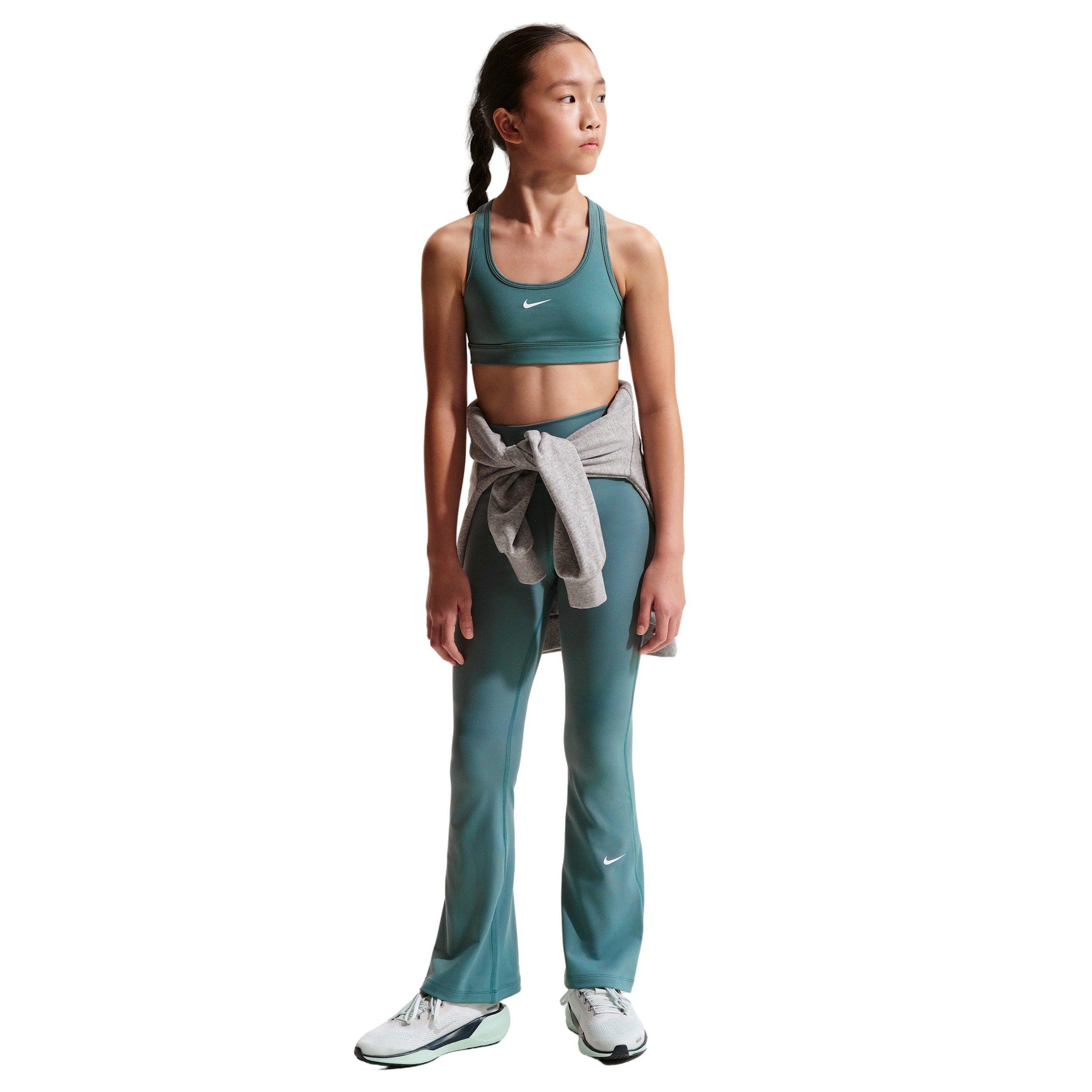 Nike Big Girls' One Dri-FIT Flared Leggings -Mineral Slate - MINERAL SLATE Thumbnail View 4