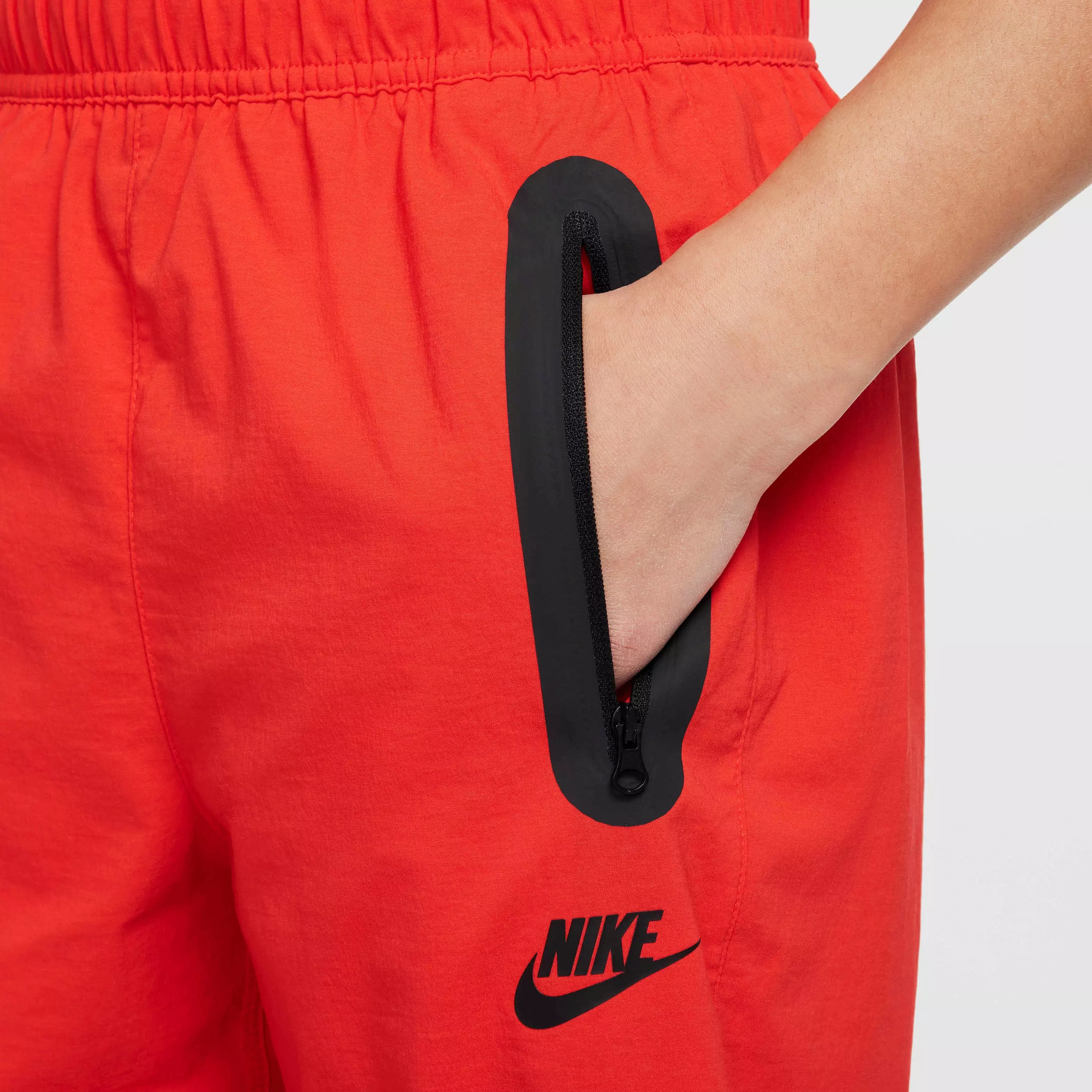 Nike Big Boys' Tech Woven Pants - RED