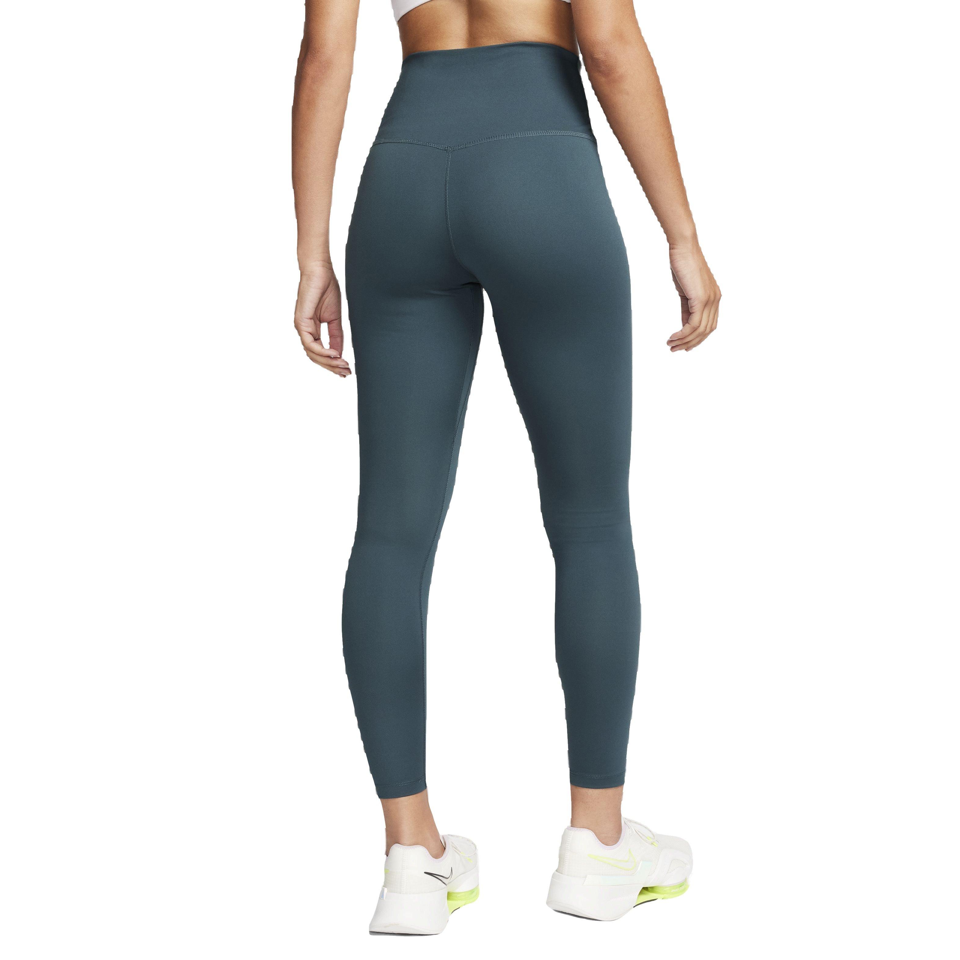 Nike Women's One Dri-FIT High-Rise Leggings - DK GREEN Thumbnail View 2