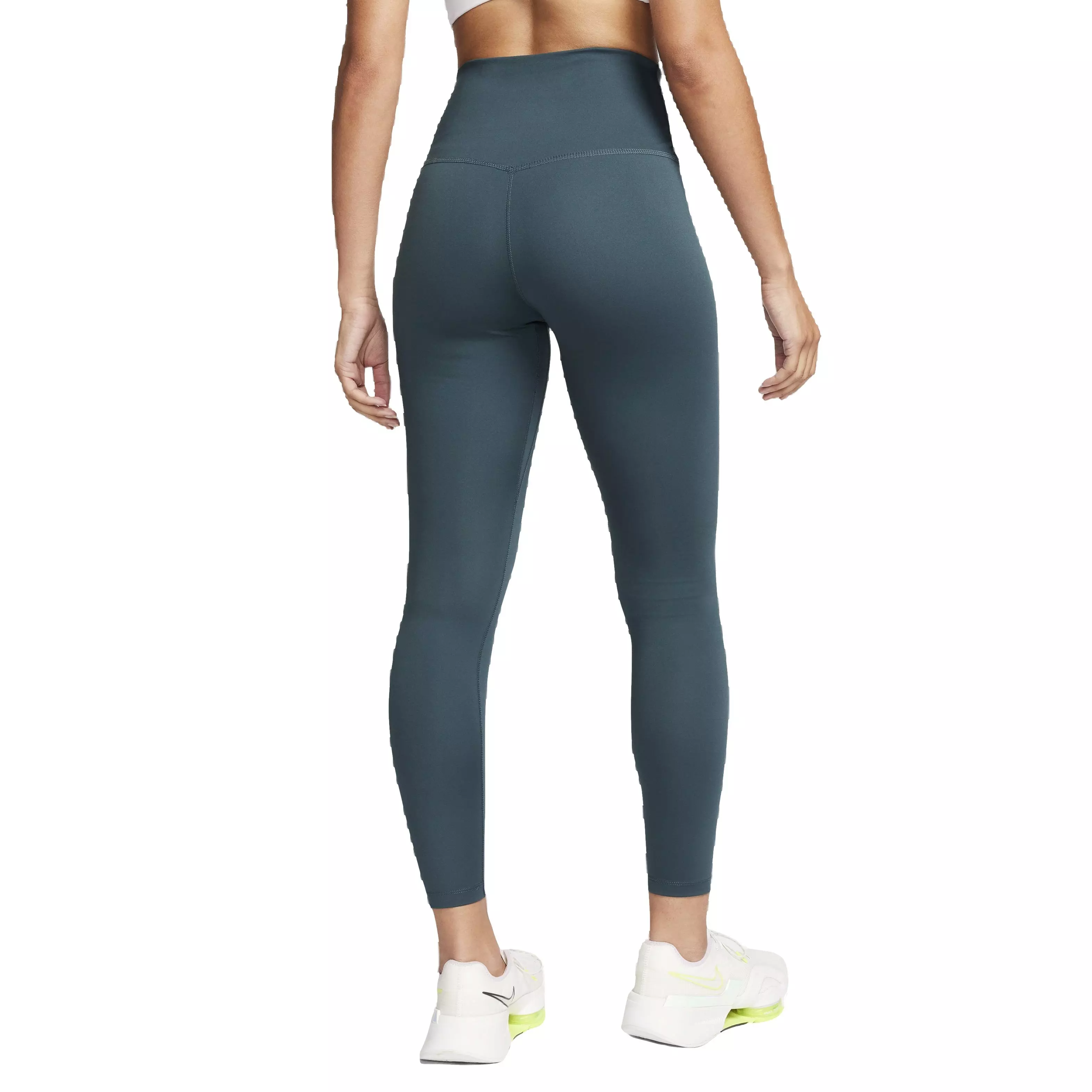 Nike Women's One Dri-FIT High-Rise Leggings - DK GREEN