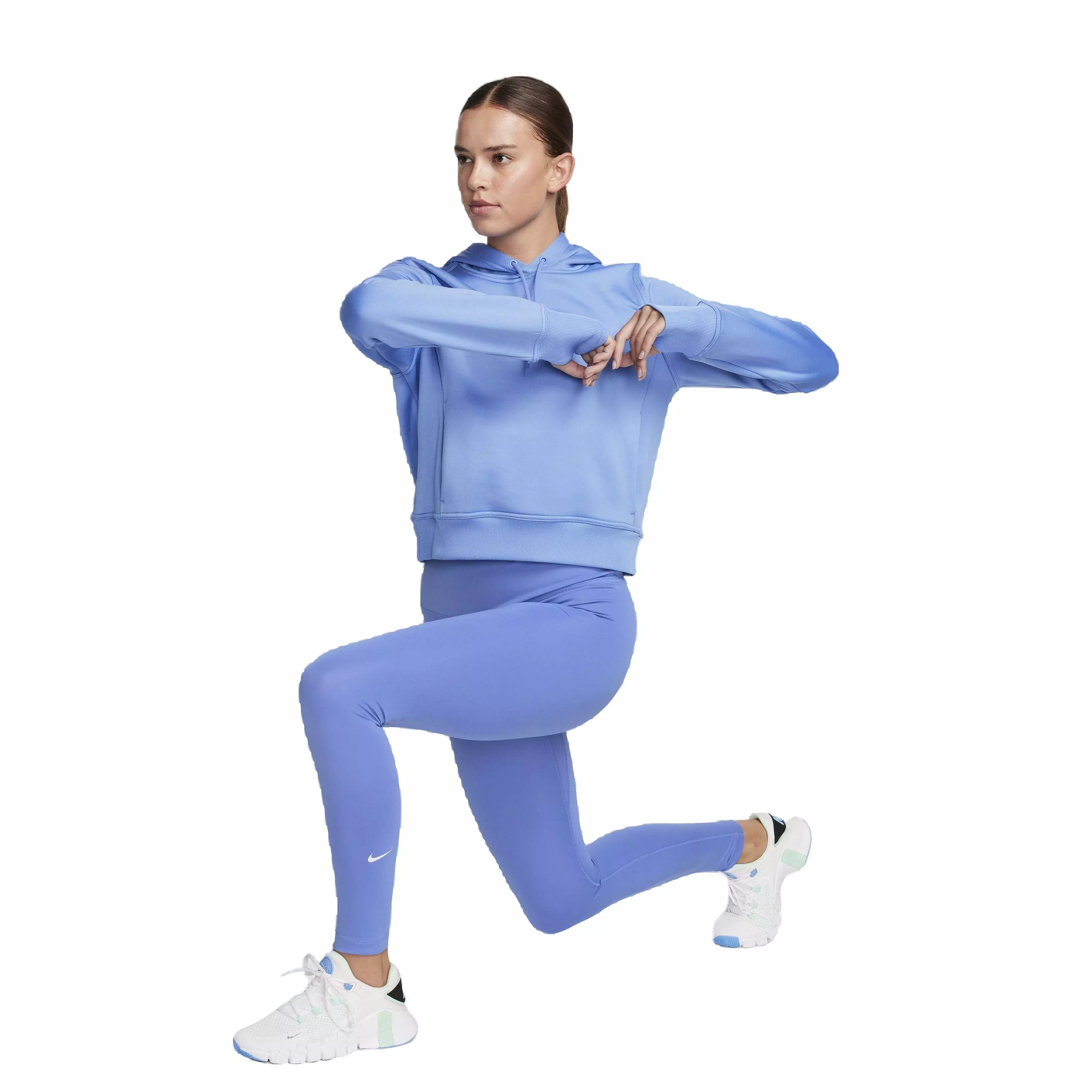 Nike Women's One Dri-FIT High-Rise Leggings - BLUE