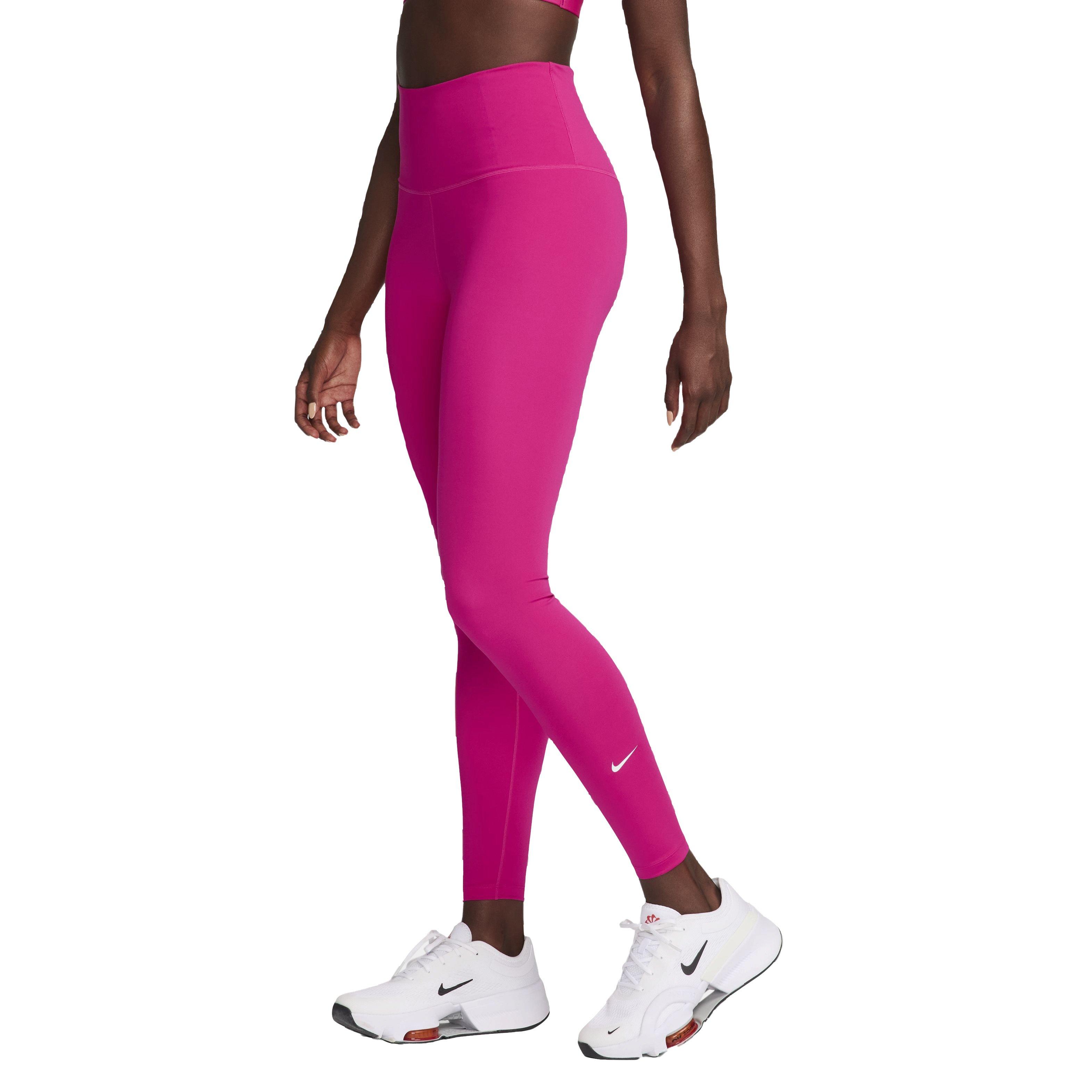 Nike Women's One Dri-FIT High-Rise Leggings - PINK Thumbnail View 1