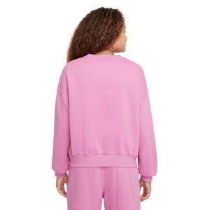 Nike Big Girls' Sportswear Club Fleece Boxy Crew-Neck LBR Sweatshirt