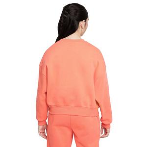 Nike Big Girls' Sportswear Club Fleece Boxy Crew-Neck LBR Sweatshirt