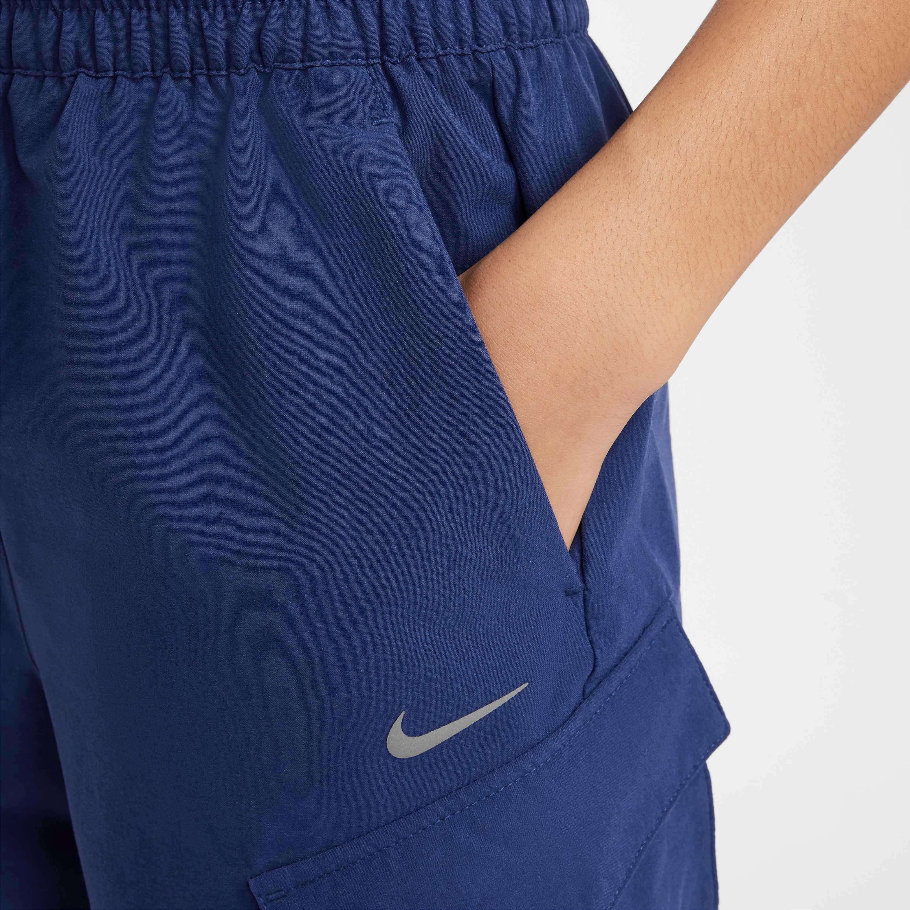 Nike Big Kids' Sportswear City Utility Cargo Shorts - NAVY Thumbnail View 6