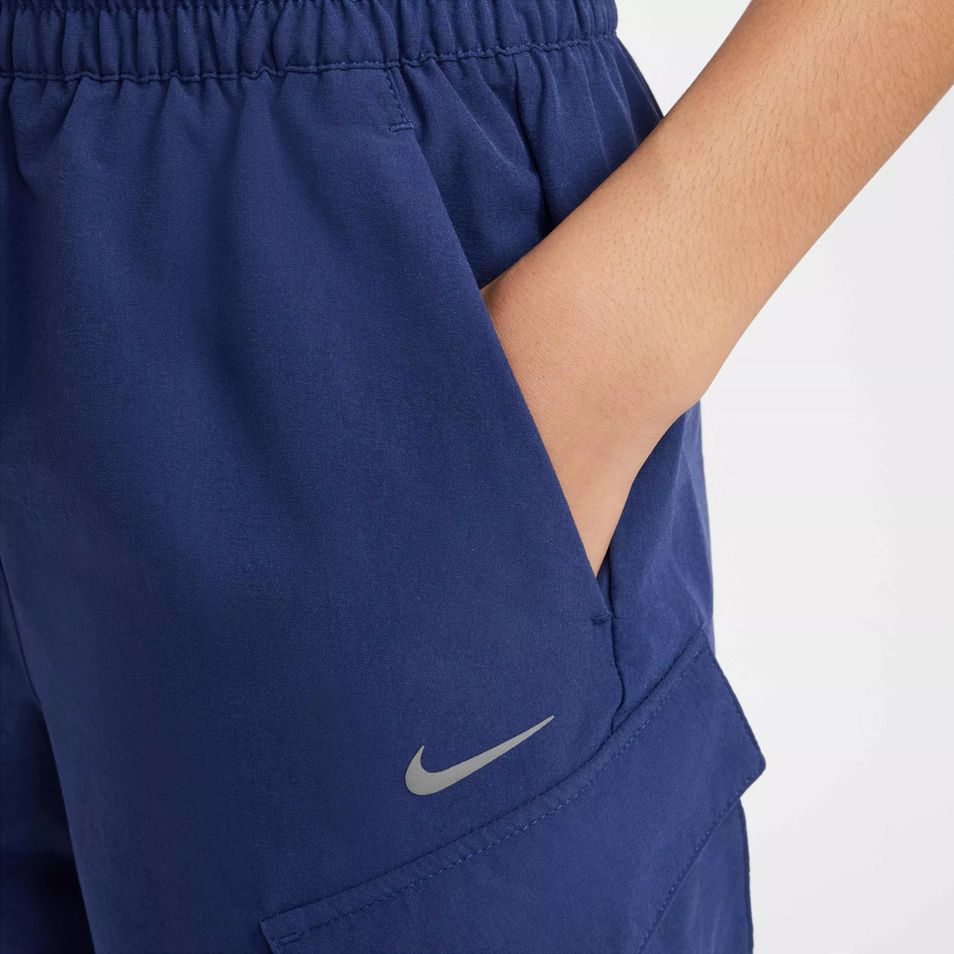 Nike Big Kids' Sportswear City Utility Cargo Shorts - NAVY