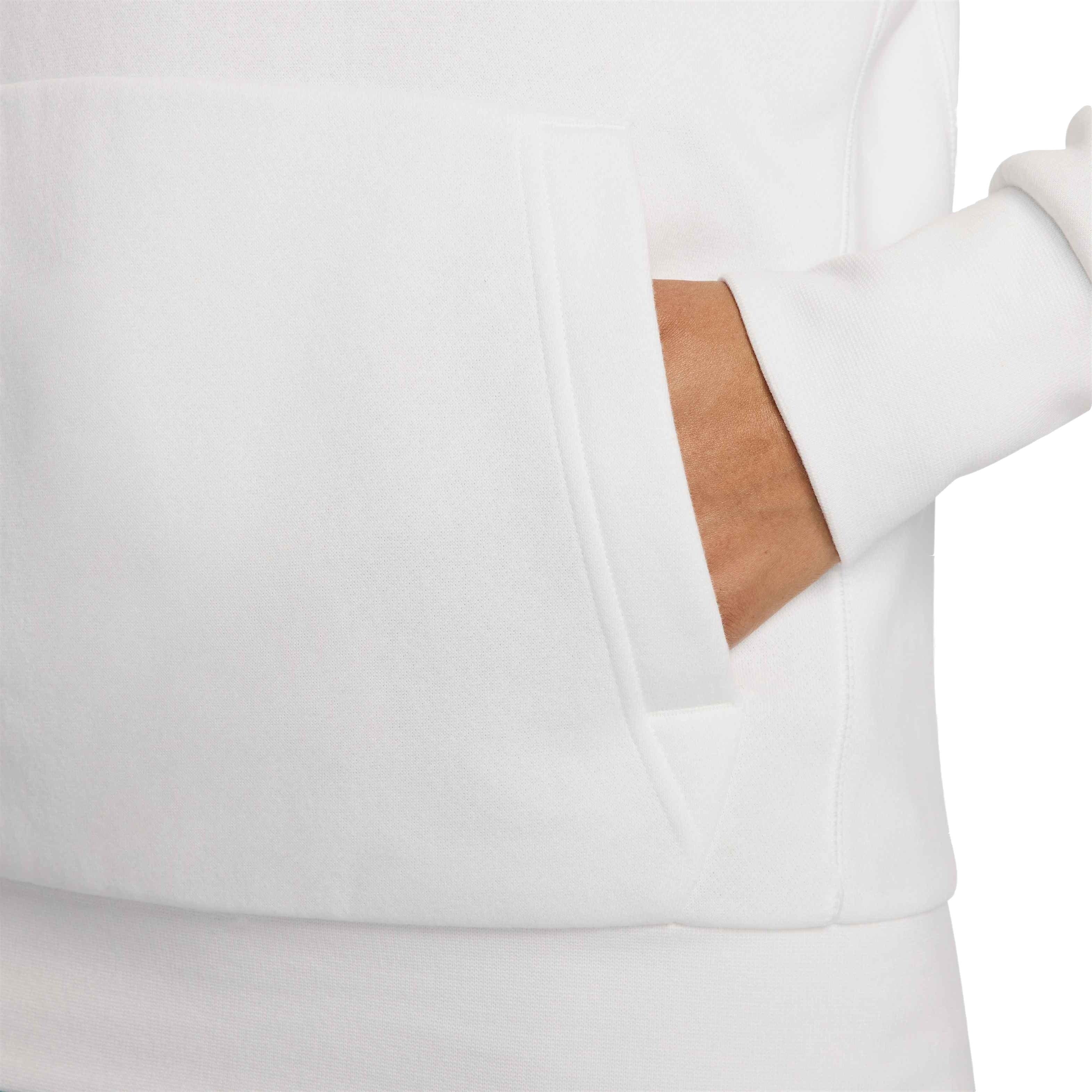 Nike Unisex Sabrina Signature Fleece Basketball Hoodie - WHITE Thumbnail View 7