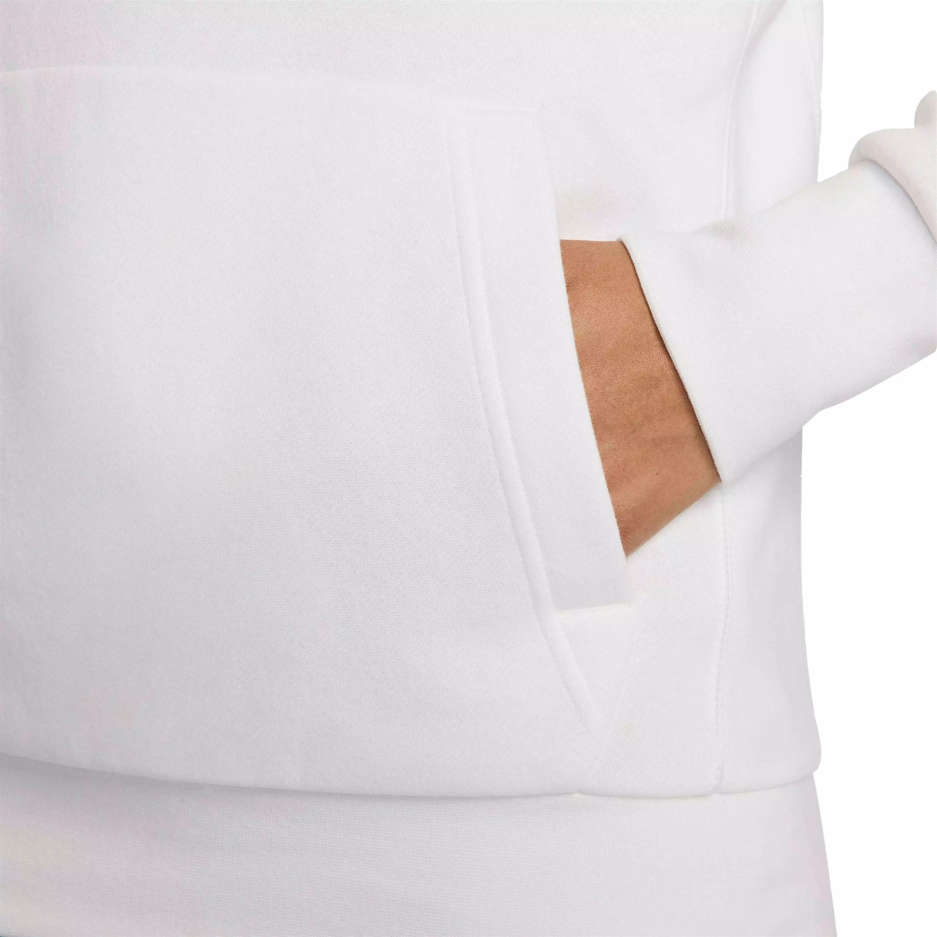 Nike Unisex Sabrina Signature Fleece Basketball Hoodie - WHITE