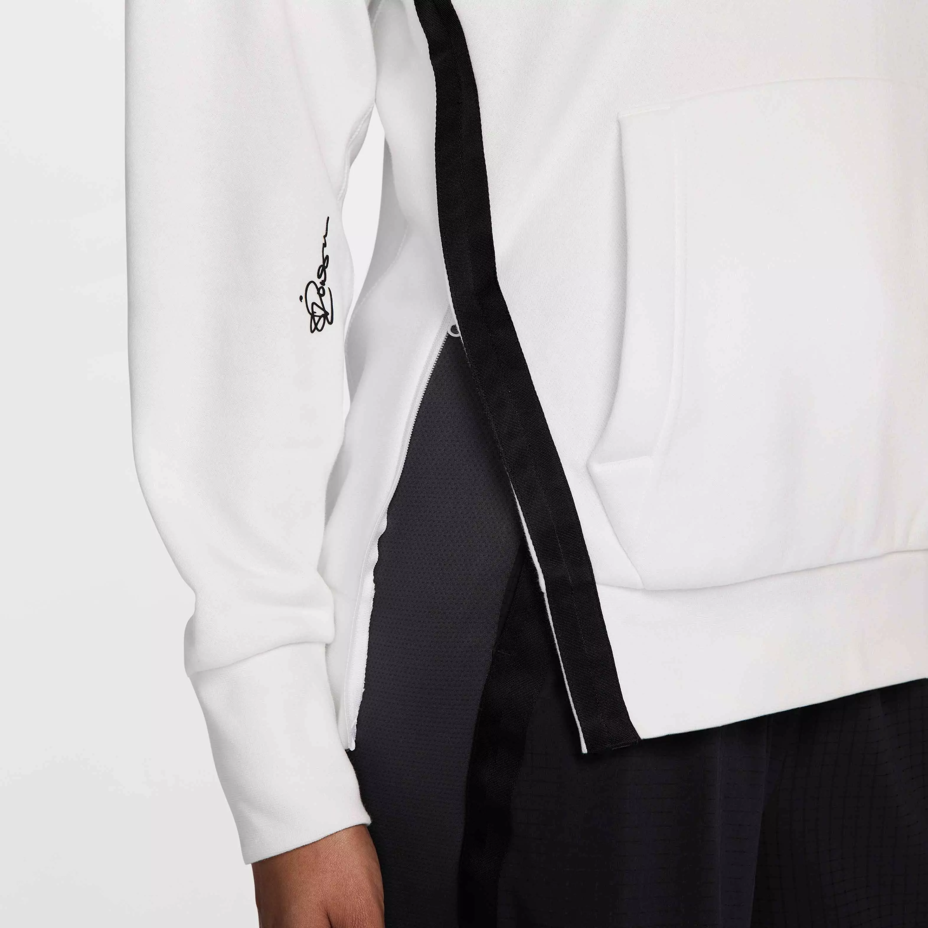 Nike Unisex Sabrina Signature Fleece Basketball Hoodie - WHITE