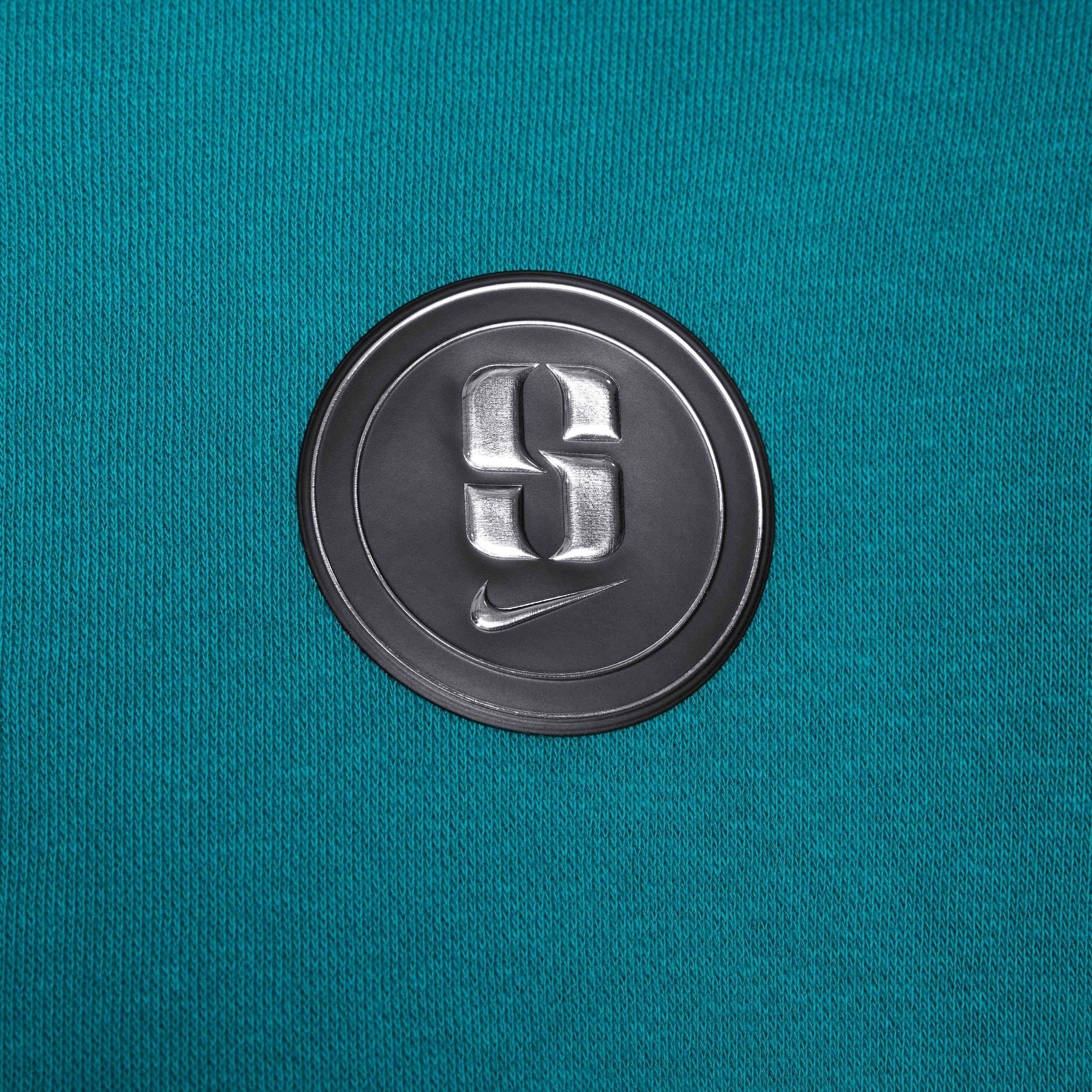 Nike Unisex Sabrina Signature Fleece Basketball Hoodie - BLUE Thumbnail View 8