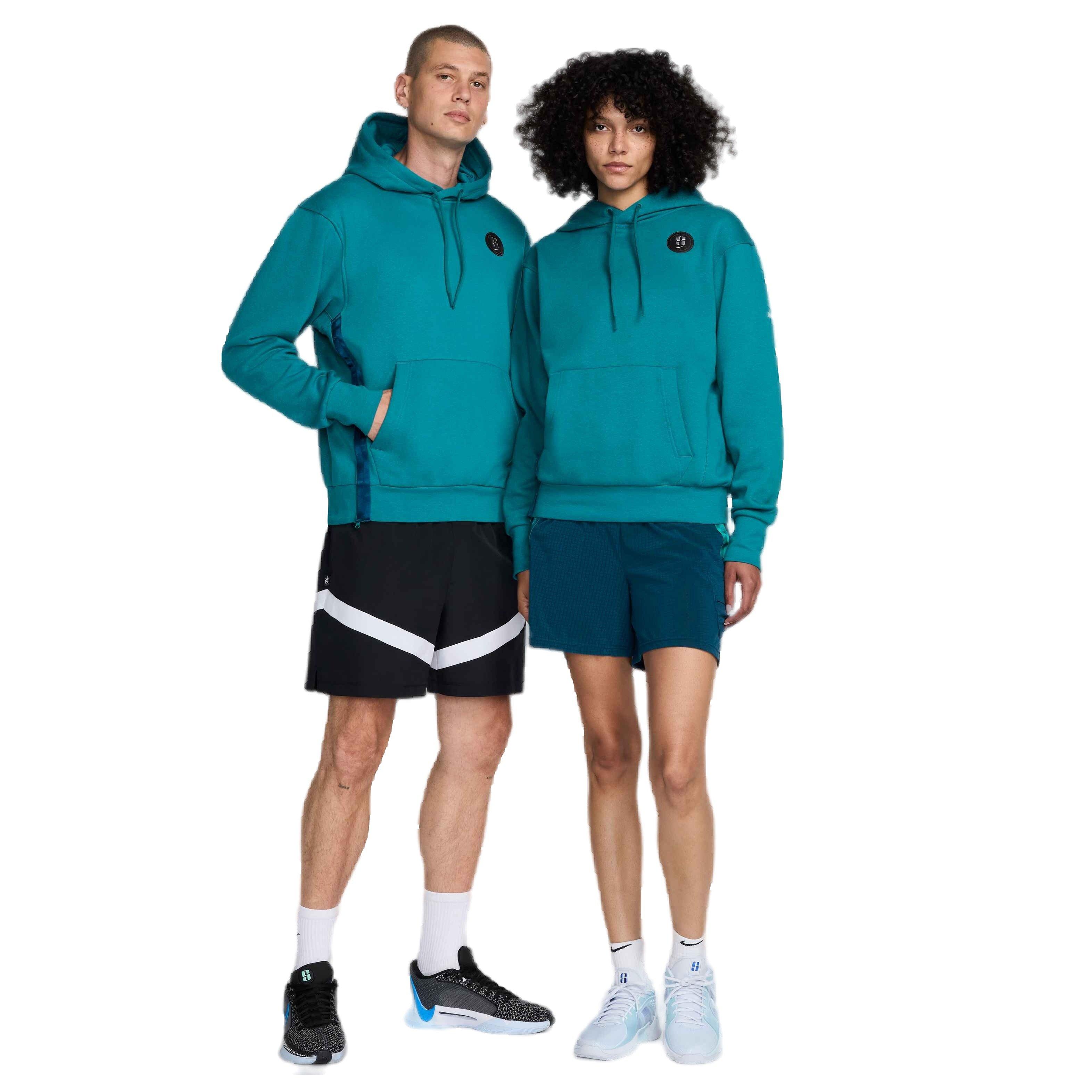 Nike Unisex Sabrina Signature Fleece Basketball Hoodie - BLUE Thumbnail View 9