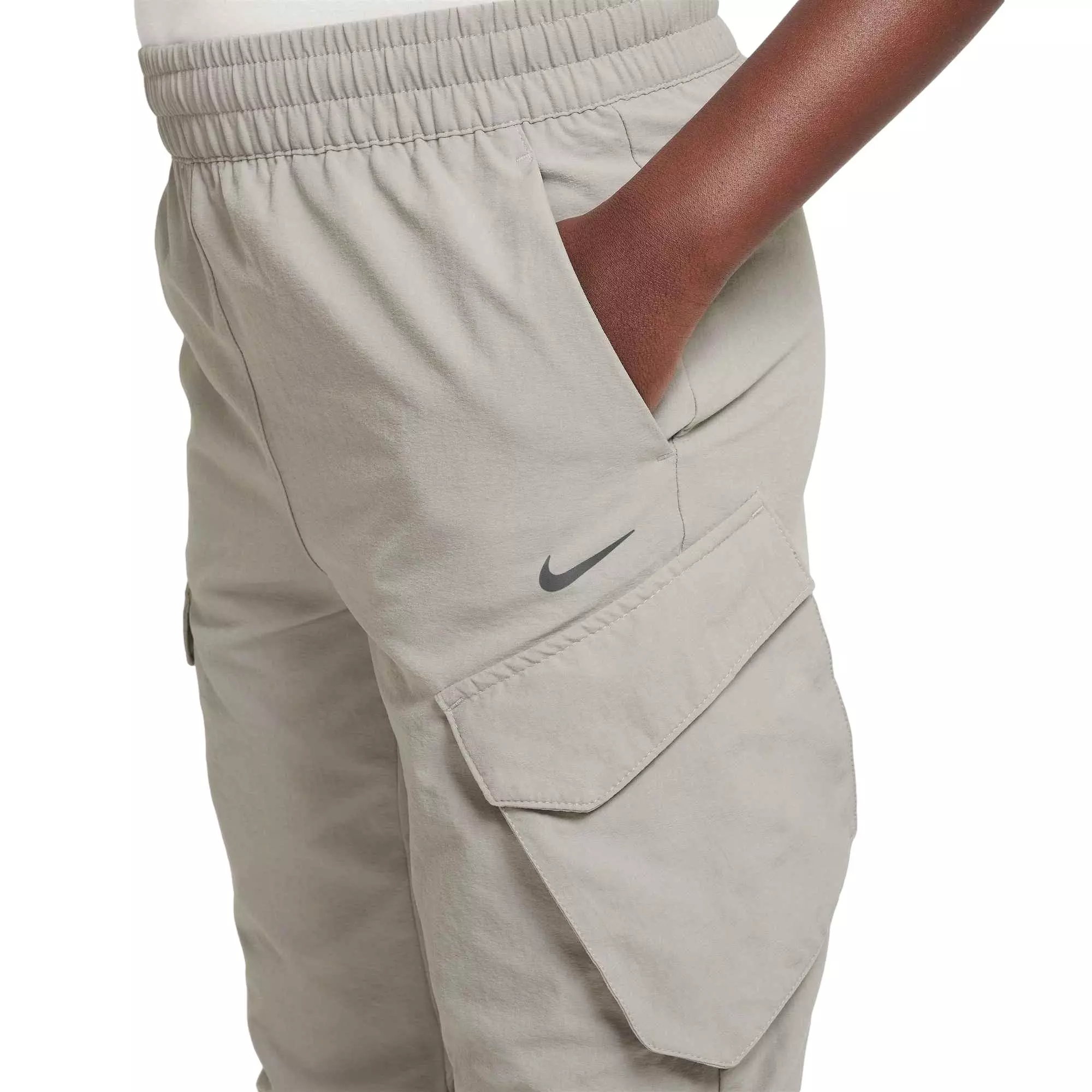 Nike Big Kids' Sportswear City Utility Cargo Pants -Grey - GREY