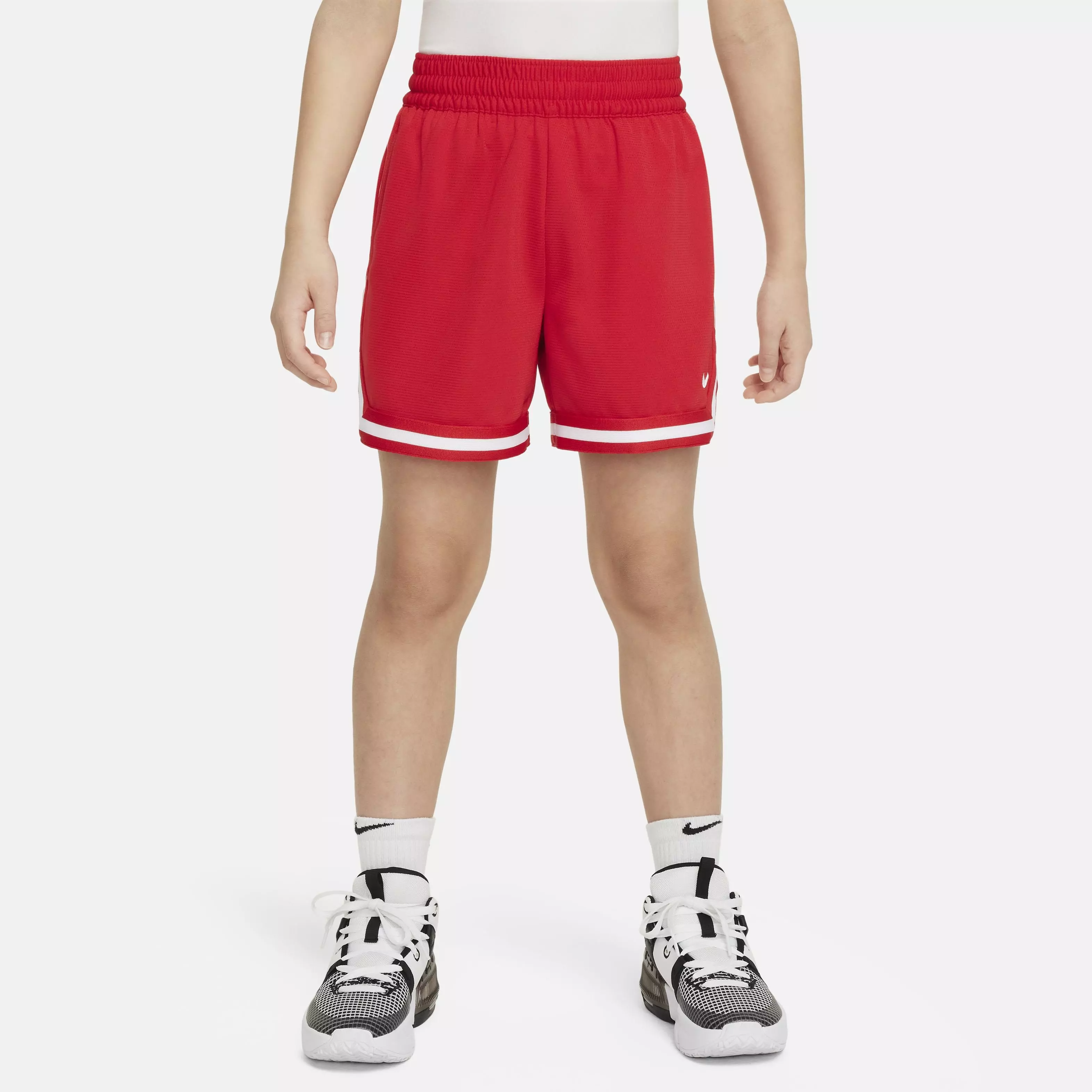 Nike Big Kids' DNA 5" Basketball Shorts - RED