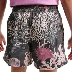 Nike Big Kids' Sportswear Club 4.5" Woven Shorts -Sequoia/Peony