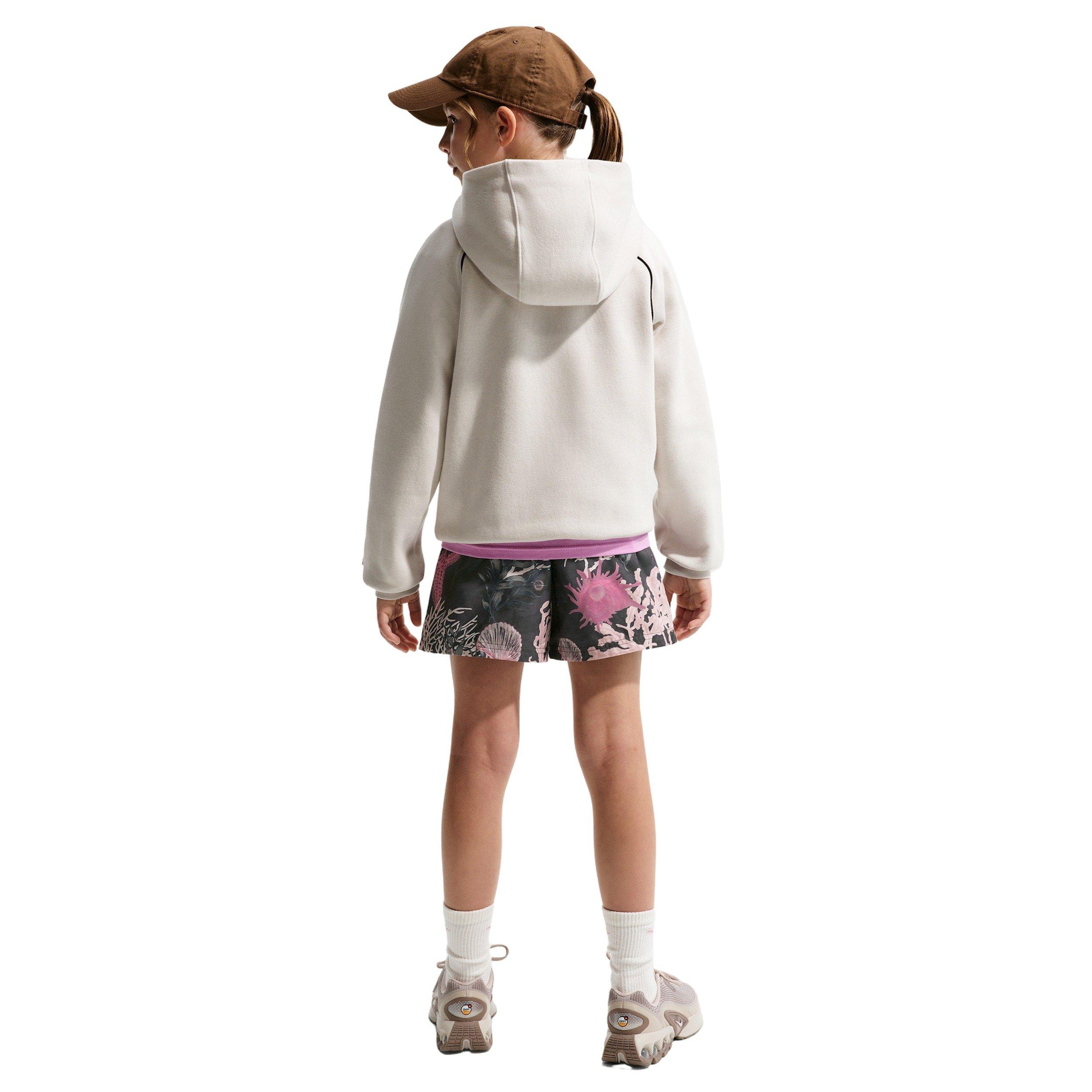 Nike Big Kids' Sportswear Club 4.5" Woven Shorts -Sequoia/Peony - SEQUOIA/PEONY Thumbnail View 5