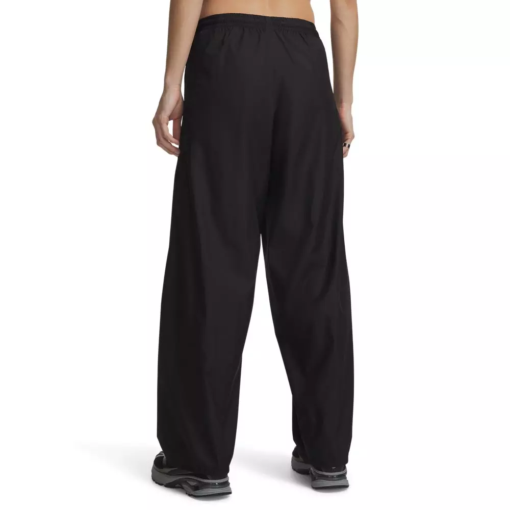 Under Armour Women's Icon Woven Pants - Black/White - BLACK/WHITE