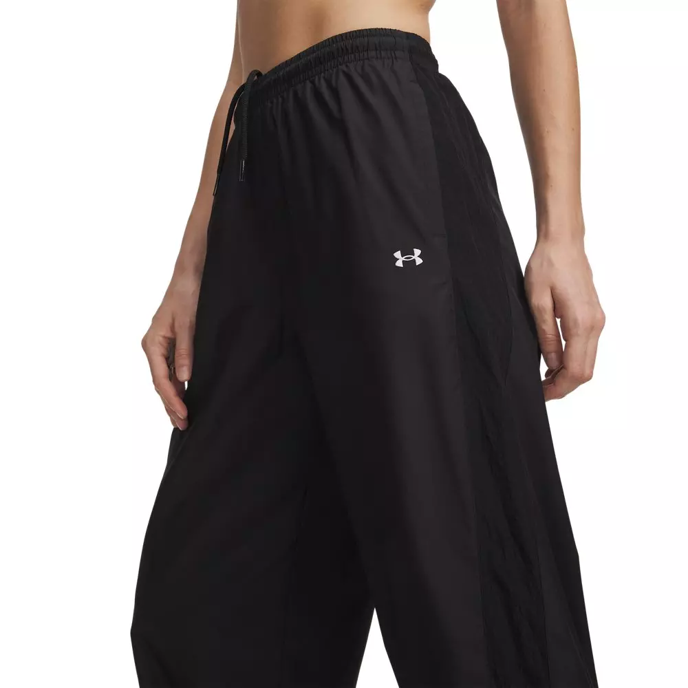 Under Armour Women's Icon Woven Pants - Black/White - BLACK/WHITE