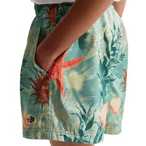 Nike Big Kids' Sportswear Club 4.5" Woven Shorts - Green/Multi