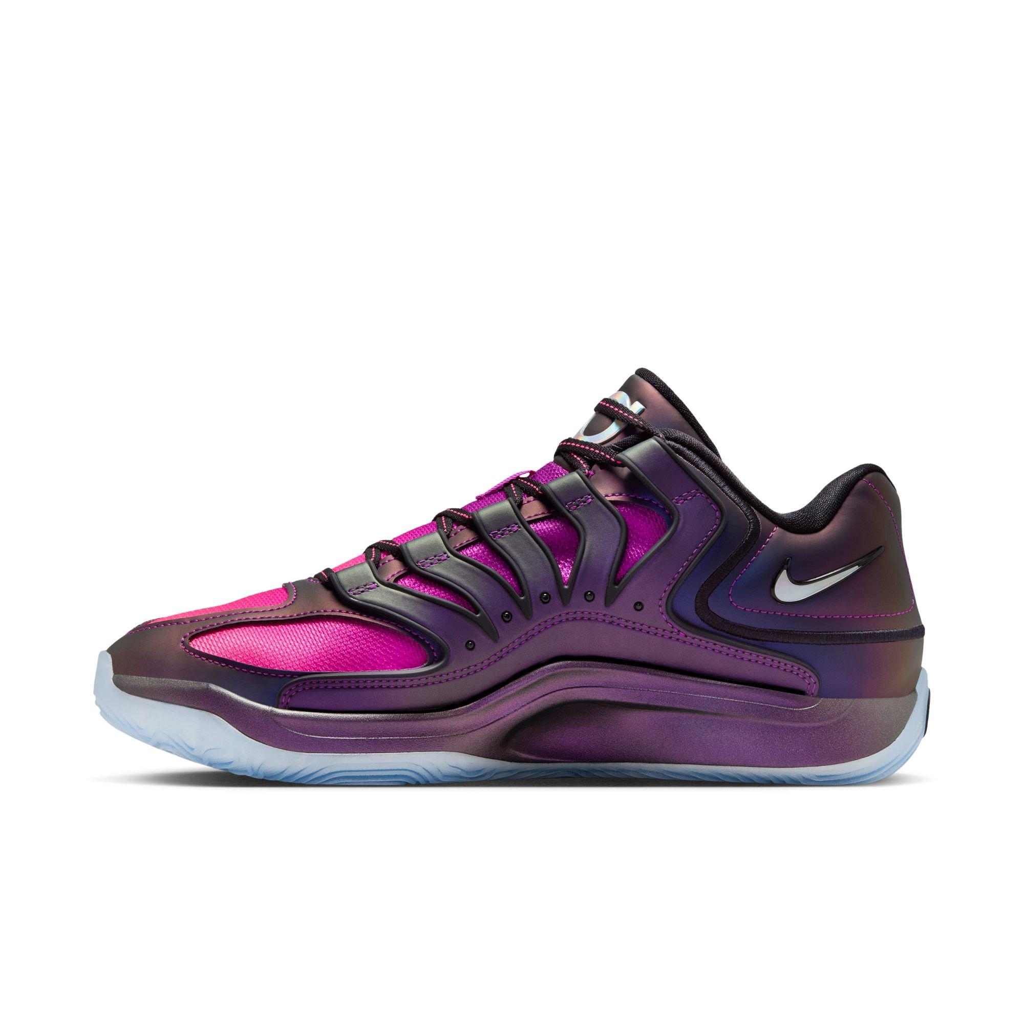 Nike KD18 "Marathon" Men's Basketball Shoe - PURPLE/PINK Thumbnail View 8
