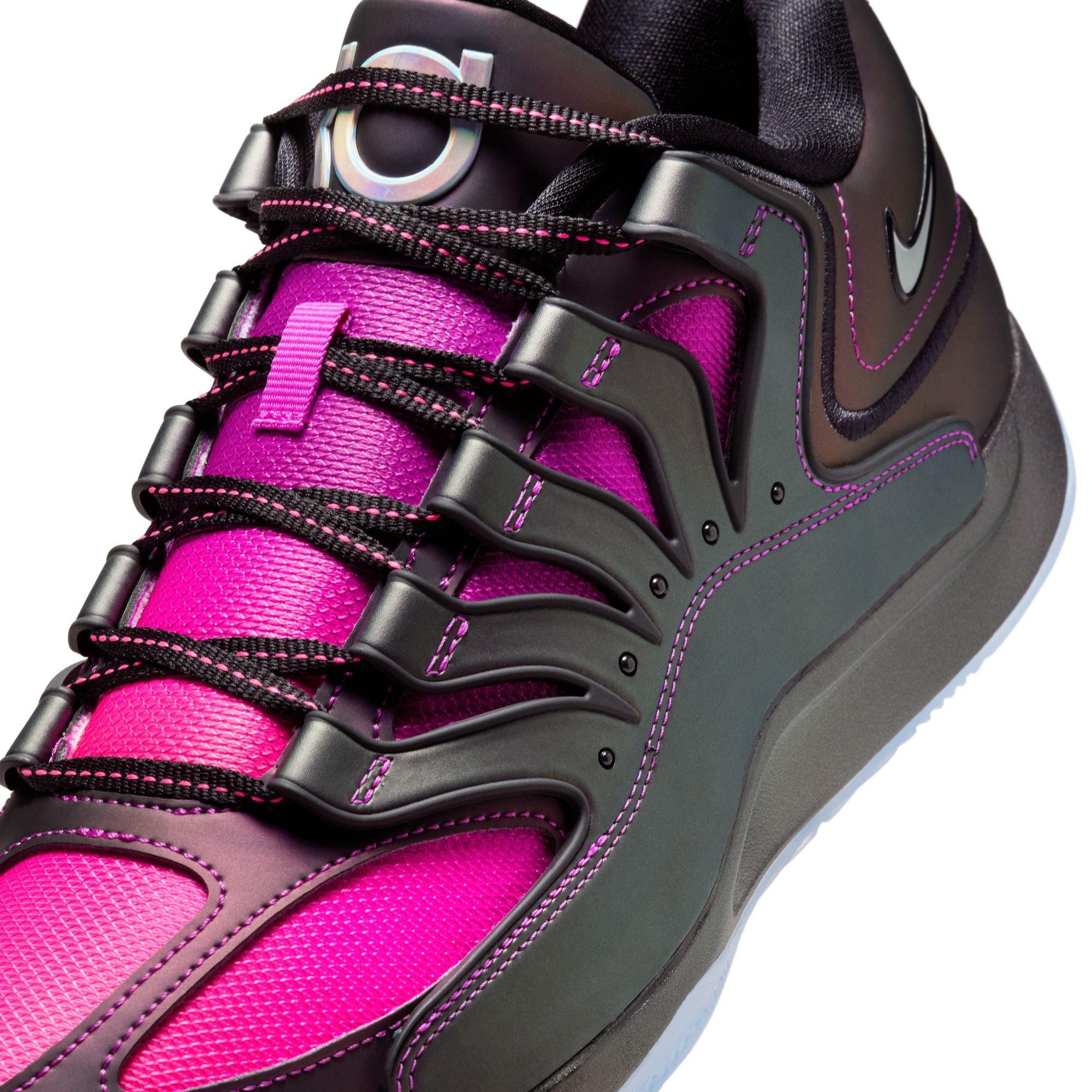 Nike KD18 "Marathon" Men's Basketball Shoe - PURPLE/PINK Thumbnail View 4
