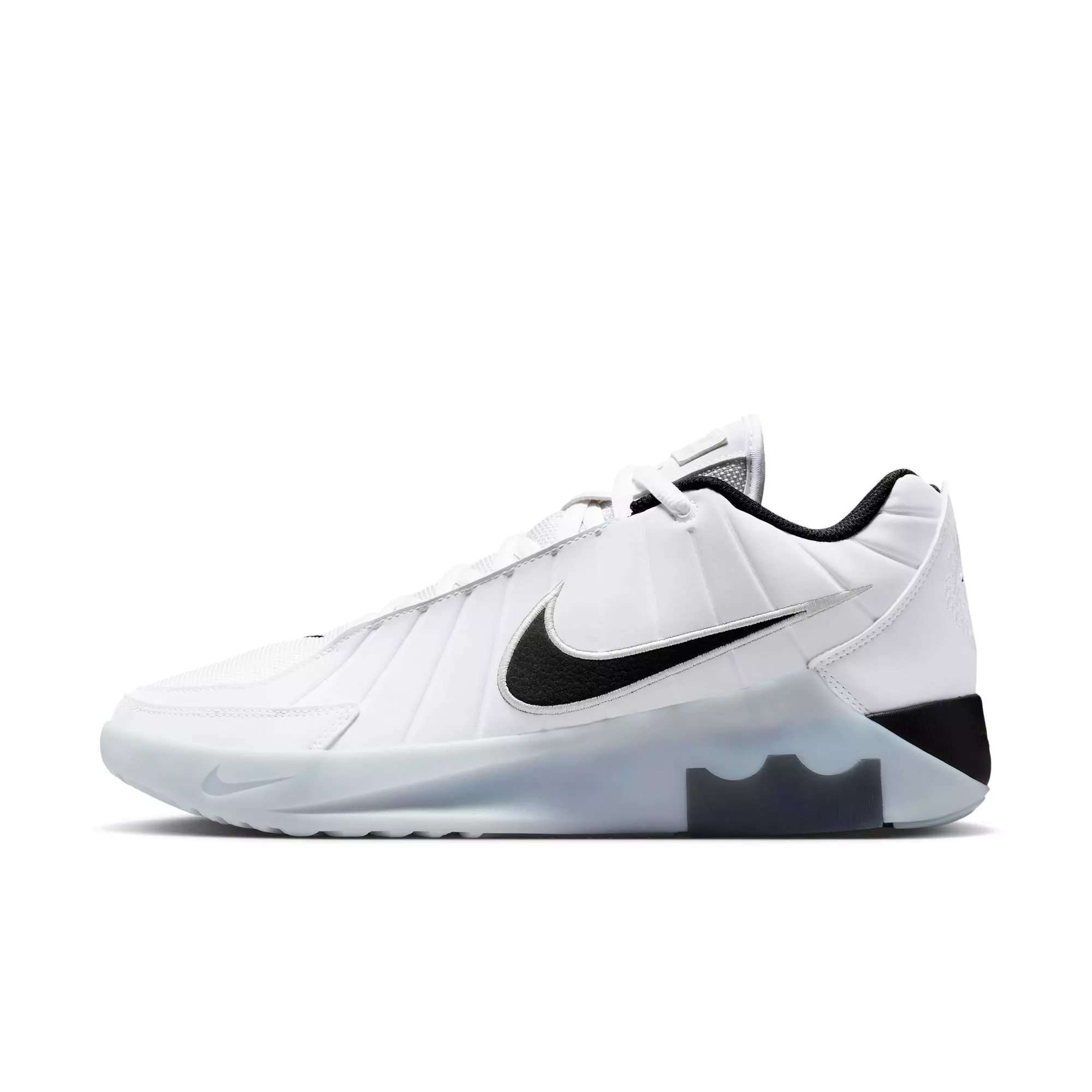 Nike LeBron Witness 9 "White/Black/Neutral Grey" Men's Basketball Shoe - GREY/WHITE