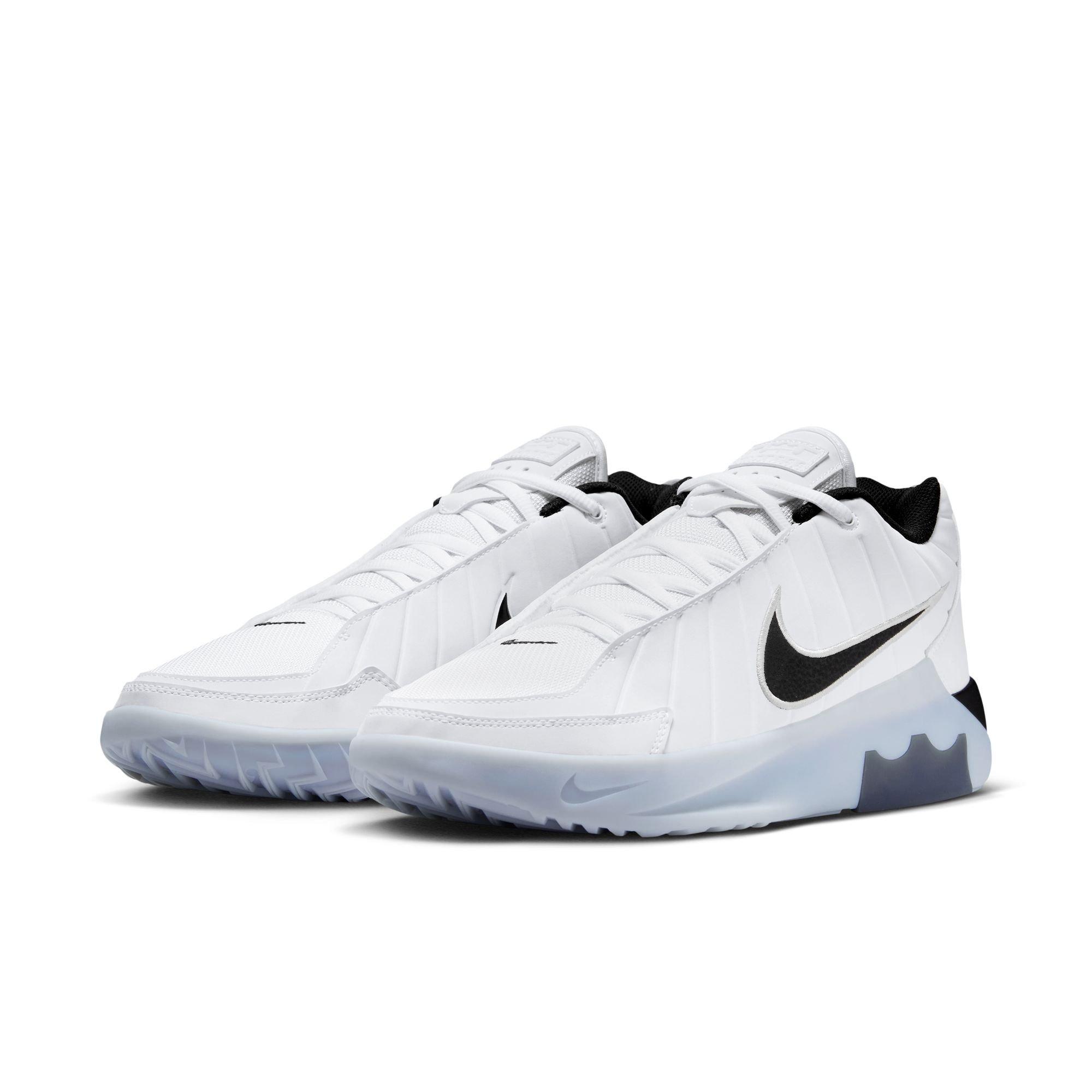 Nike LeBron Witness 9 "Asphalt" Men's Basketball Shoe - GREY/WHITE Thumbnail View 5