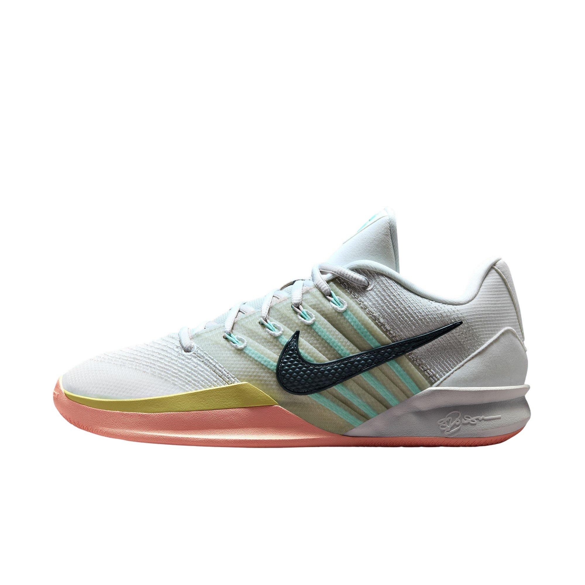 Nike Sabrina 3 "Silencer" Men's Basketball Shoe - WHITE/GREY/PINK Thumbnail View 3