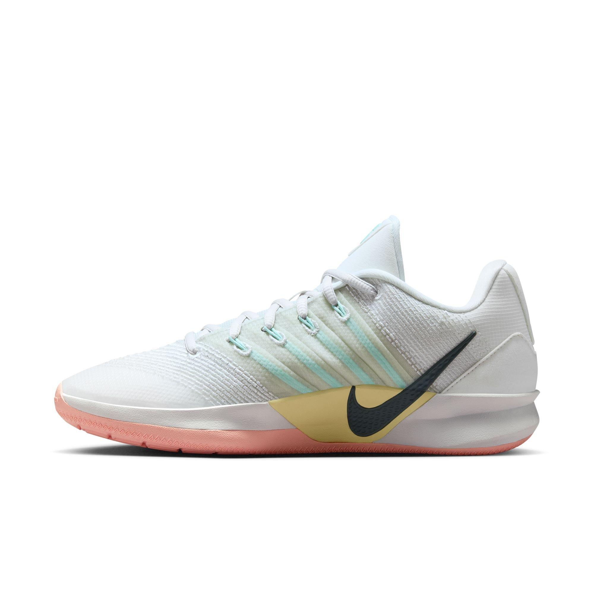 Nike Sabrina 3 "Silencer" Men's Basketball Shoe - WHITE/GREY/PINK Thumbnail View 4