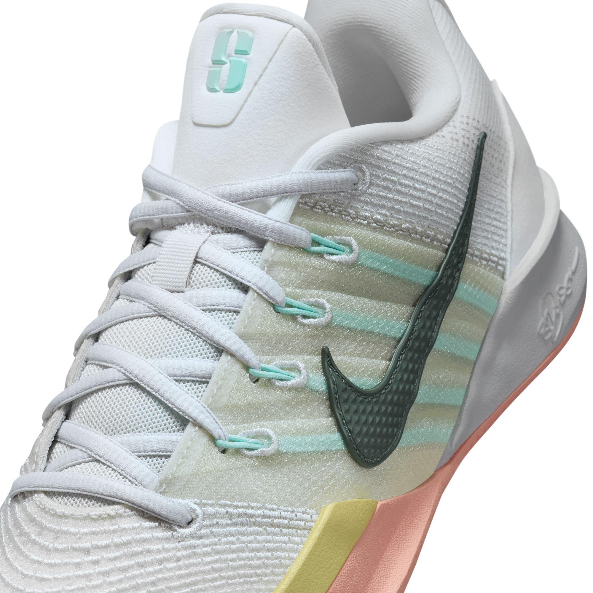 Nike Sabrina 3 "Silencer" Men's Basketball Shoe - WHITE/GREY/PINK Thumbnail View 9