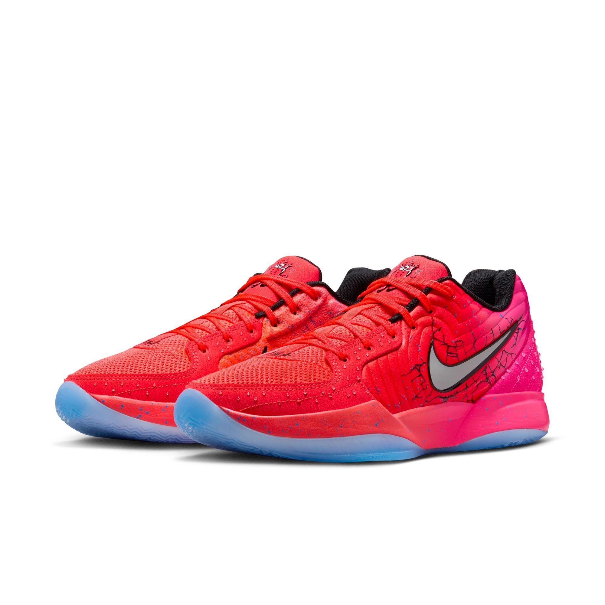Nike Ja 2 x Kool-Aid "Mixed Berry" Men's Basketball Shoe - BRIGHT CRIMSON/SILVER/HYPER PINK Thumbnail View 3