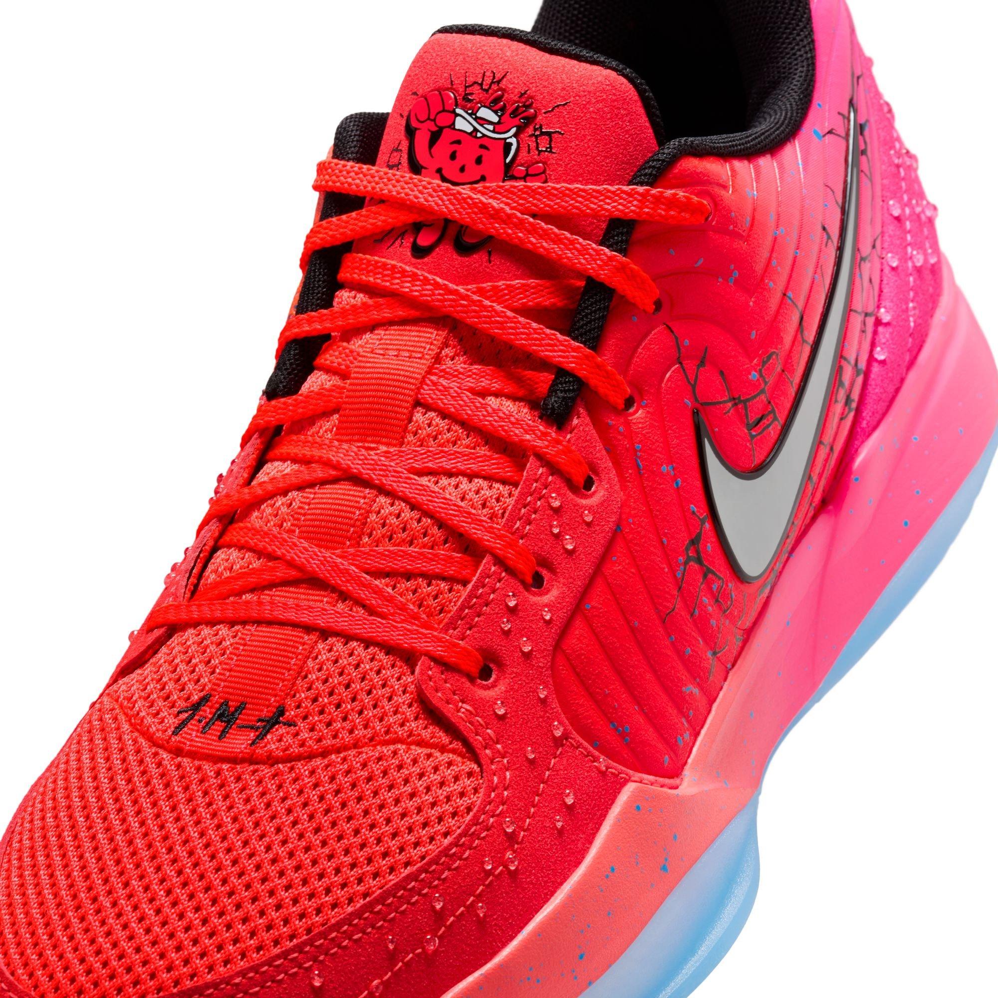 Nike Ja 2 x Kool-Aid "Mixed Berry" Men's Basketball Shoe - BRIGHT CRIMSON/SILVER/HYPER PINK Thumbnail View 4