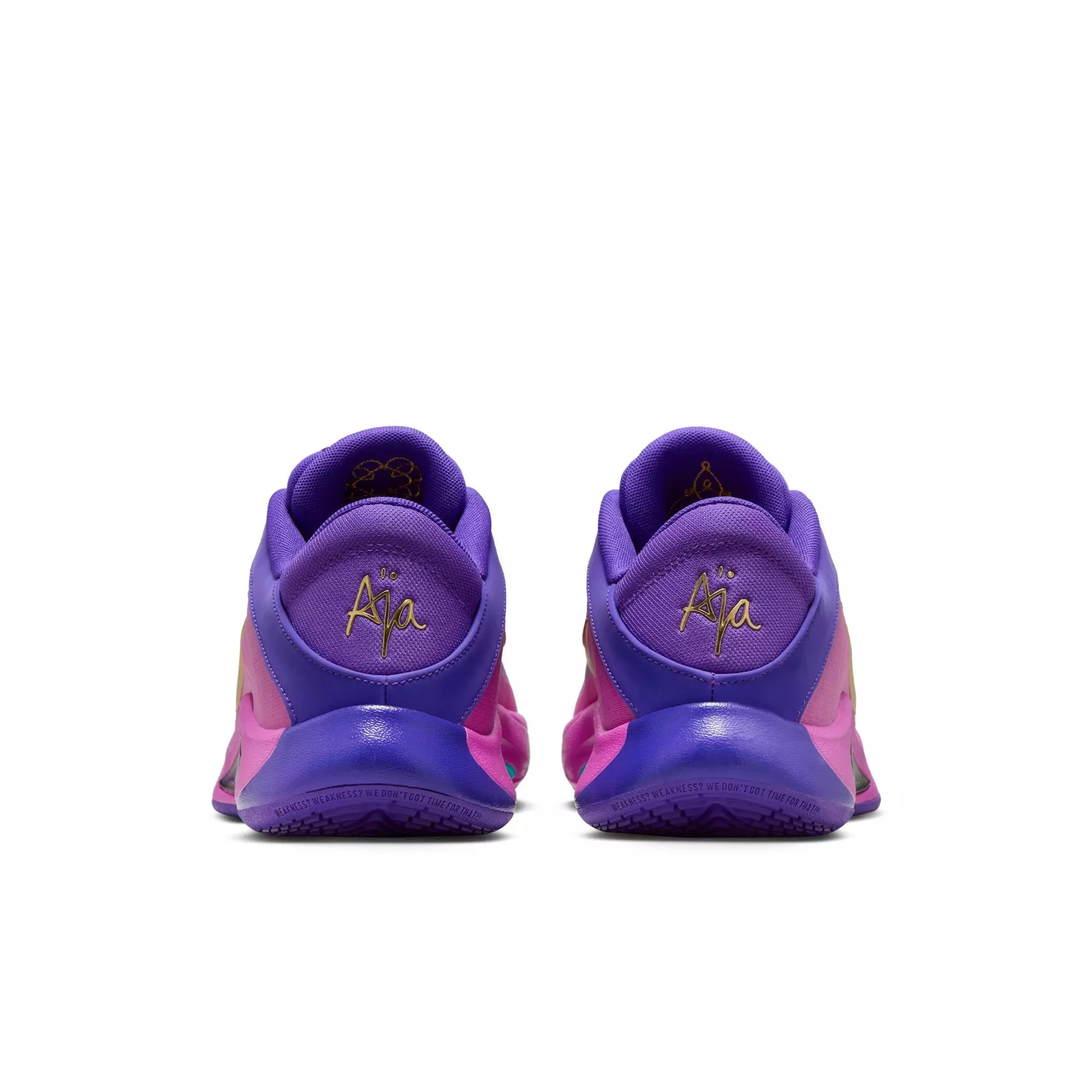 Nike A'One "Fierce Purple" Unisex Basketball Shoe - FIERCE PURPLE/METALLIC GOLD/HYPER VIOLET