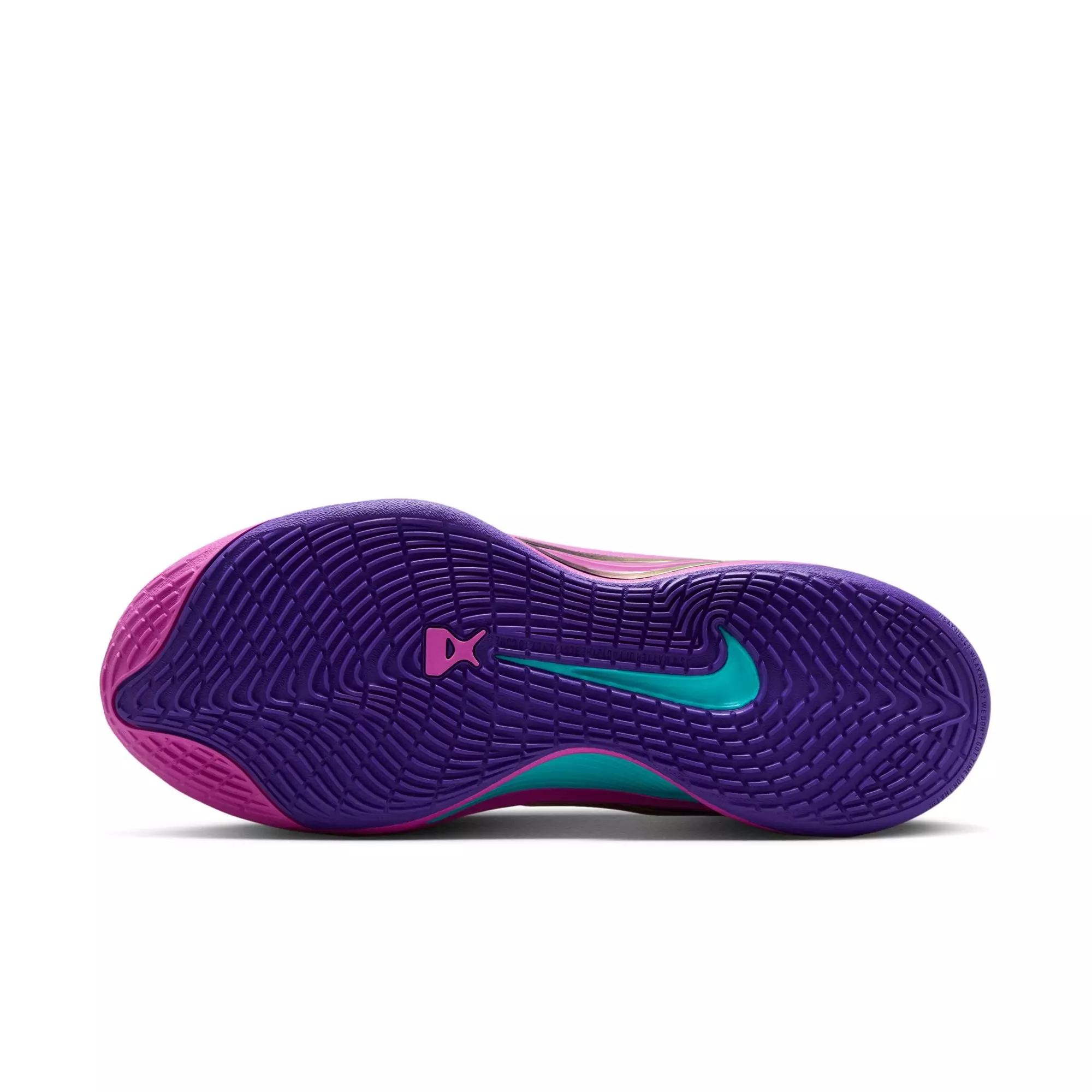 Nike A'One "Fierce Purple" Unisex Basketball Shoe - FIERCE PURPLE/METALLIC GOLD/HYPER VIOLET
