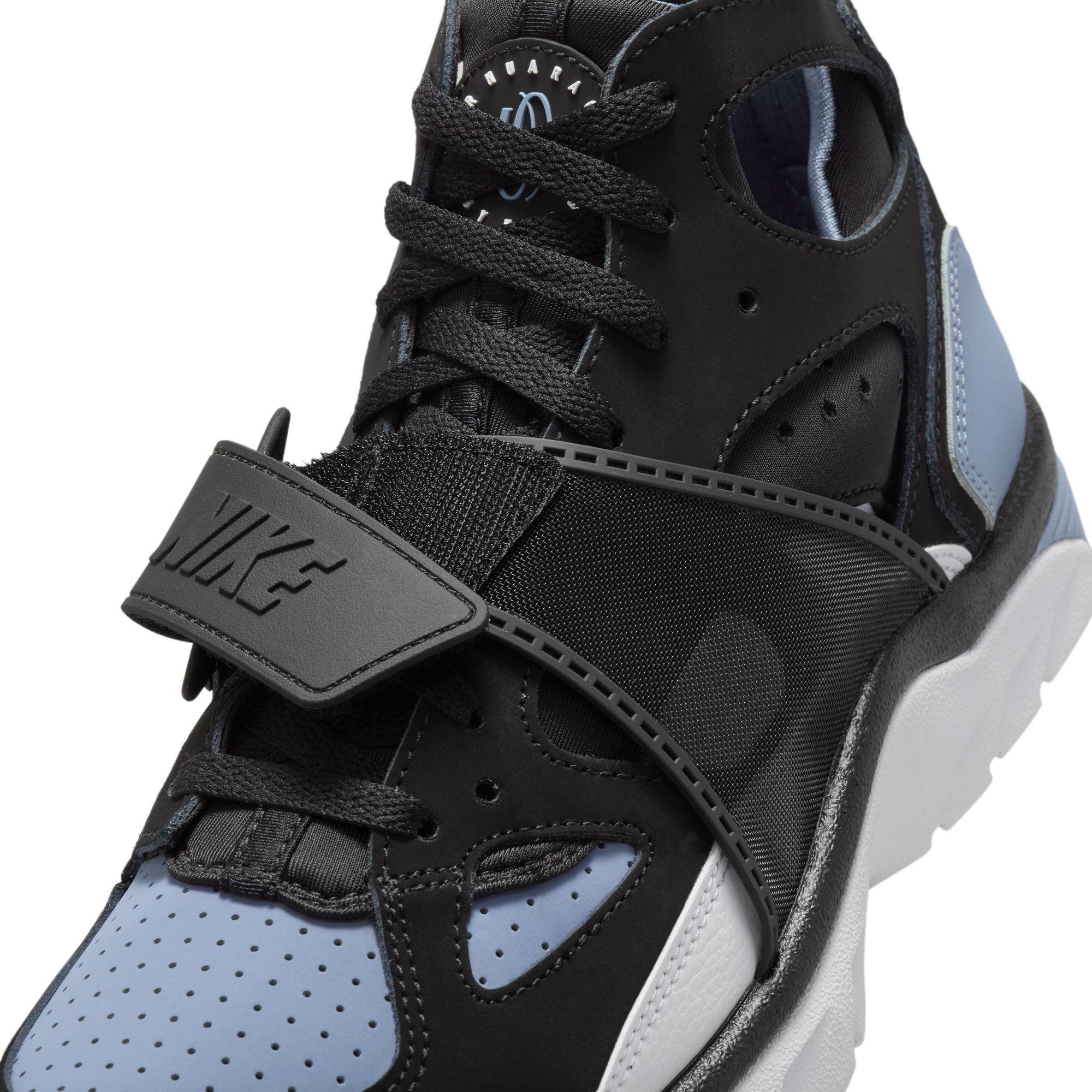 Nike Air Trainer Huarache "Cool Blue" Men's Shoe - BLACK/COOL BLUE/WHITE Thumbnail View 4