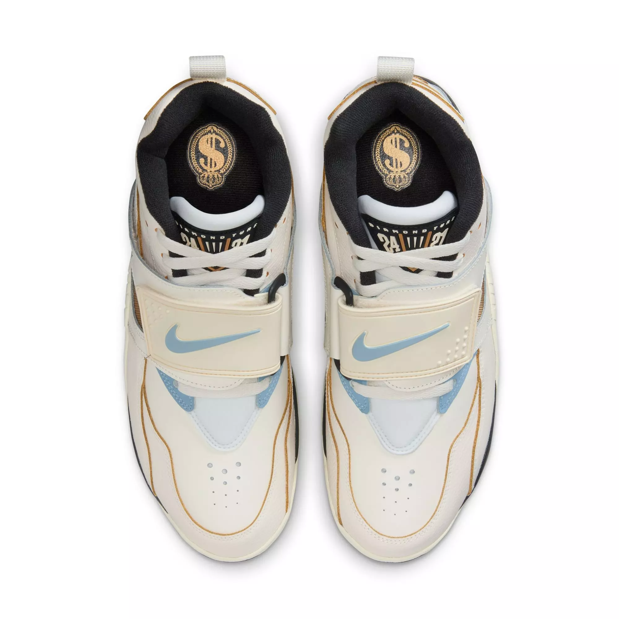 Nike Air Diamond Turf "Must Be The Money" Men's Shoe - SAIL/MICA BLUE/COCONUT MILK