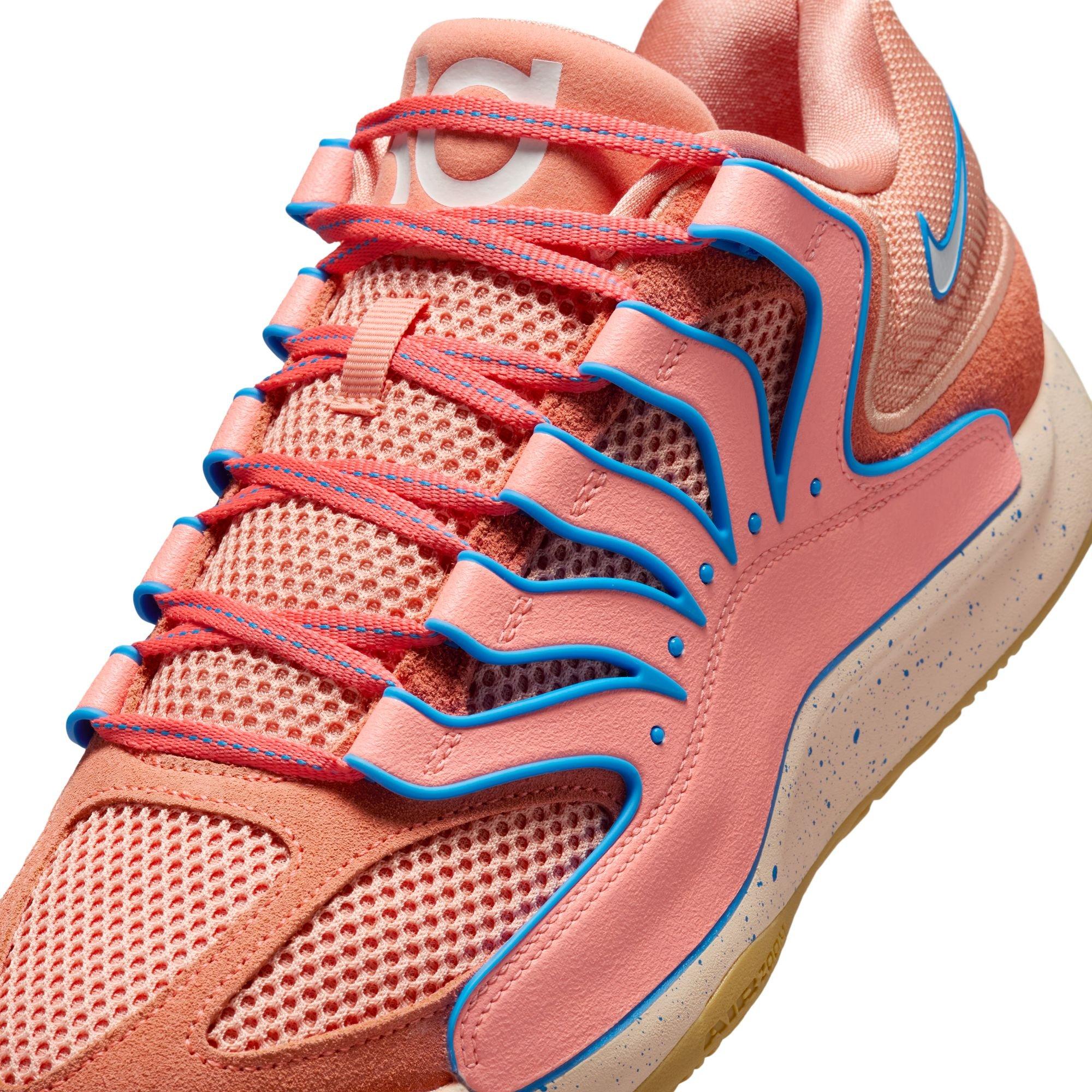 Nike KD18 "Atomic Pink/Photo Blue" Men's Basketball Shoe - ATOMIC PINK/PHOTO BLUE/WILD MANGO Thumbnail View 4