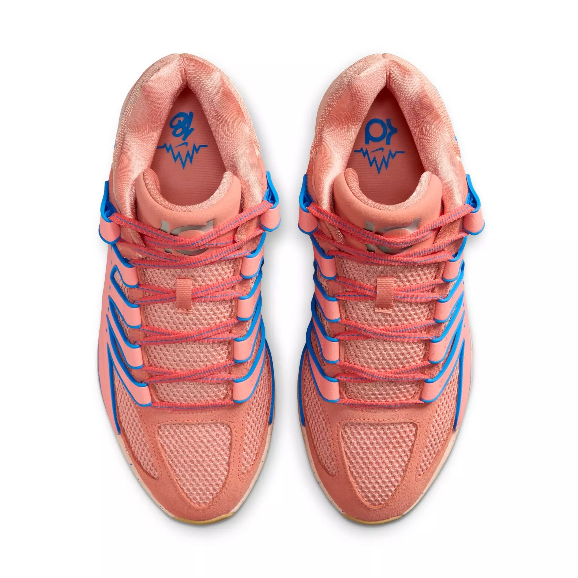 Nike KD18 "Atomic Pink/Photo Blue" Men's Basketball Shoe - ATOMIC PINK/PHOTO BLUE/WILD MANGO
