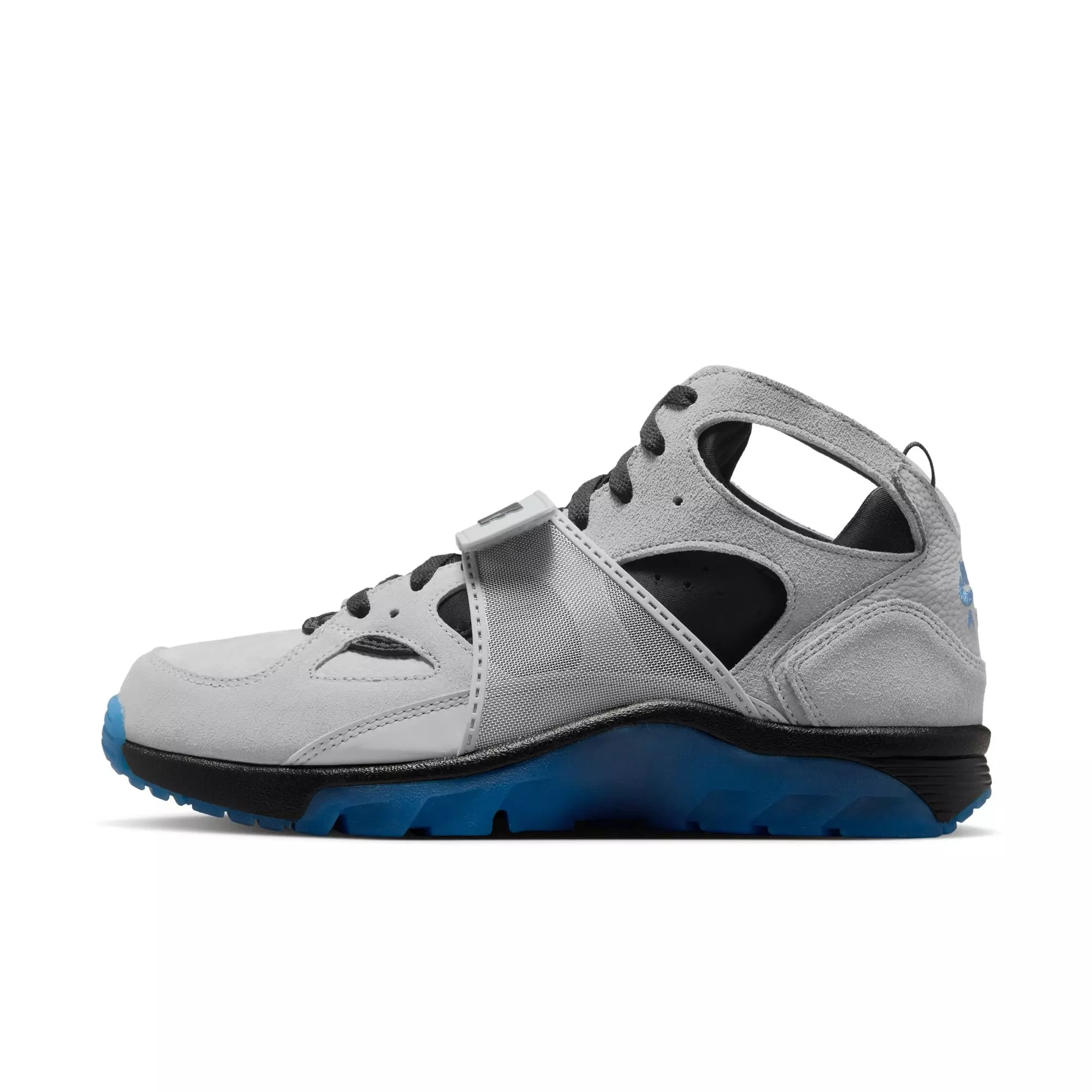 Nike Air Trainer Huarache "Cool Grey" Men's Shoe - WOLF GREY/STAR BLUE/BLACK