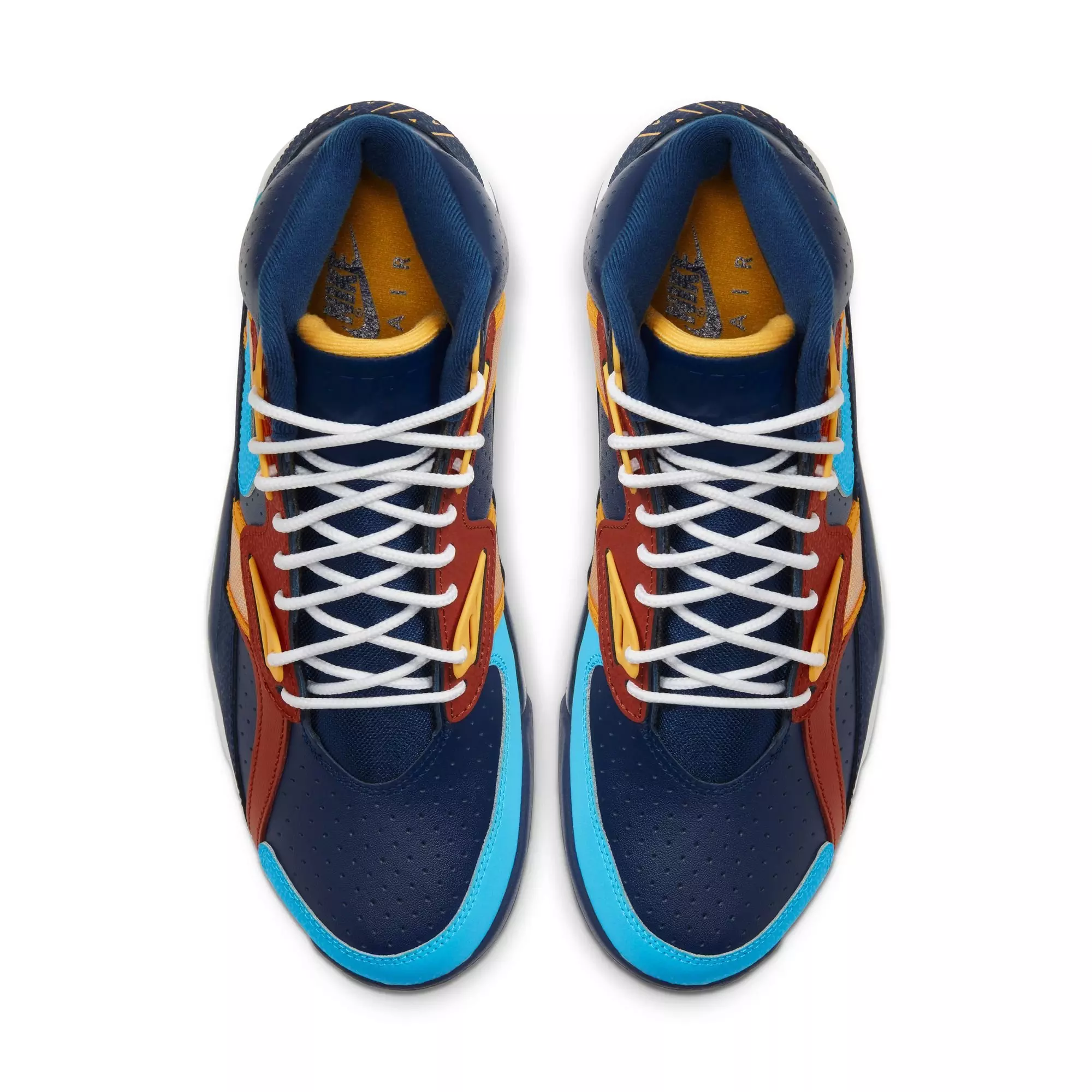 Nike Air Trainer SC High "Blue Void/Blue Fury/Rugged Orange" Men's Shoe - BLUE