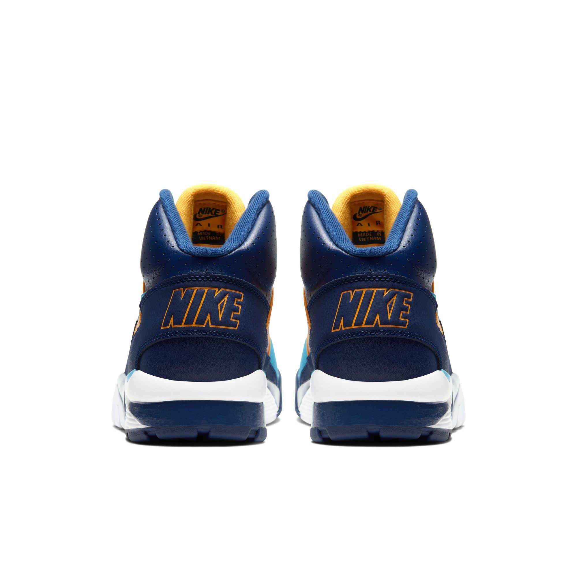 Nike Air Trainer SC High "Blue Void/Blue Fury/Rugged Orange" Men's Shoe - BLUE Thumbnail View 7