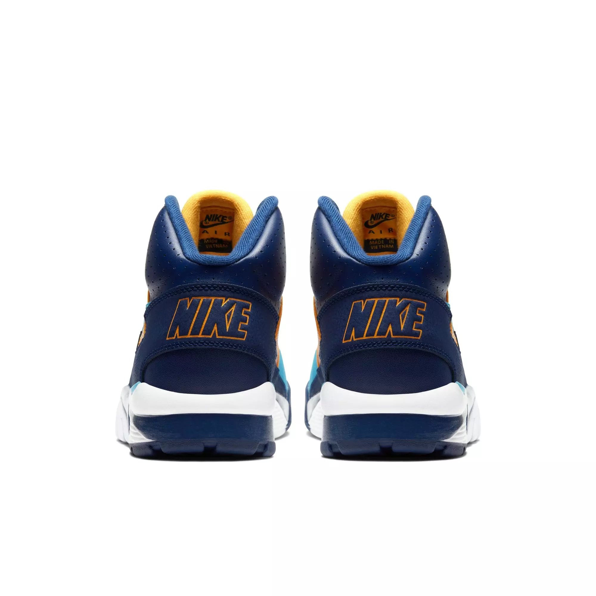 Nike Air Trainer SC High "Blue Void/Blue Fury/Rugged Orange" Men's Shoe - BLUE