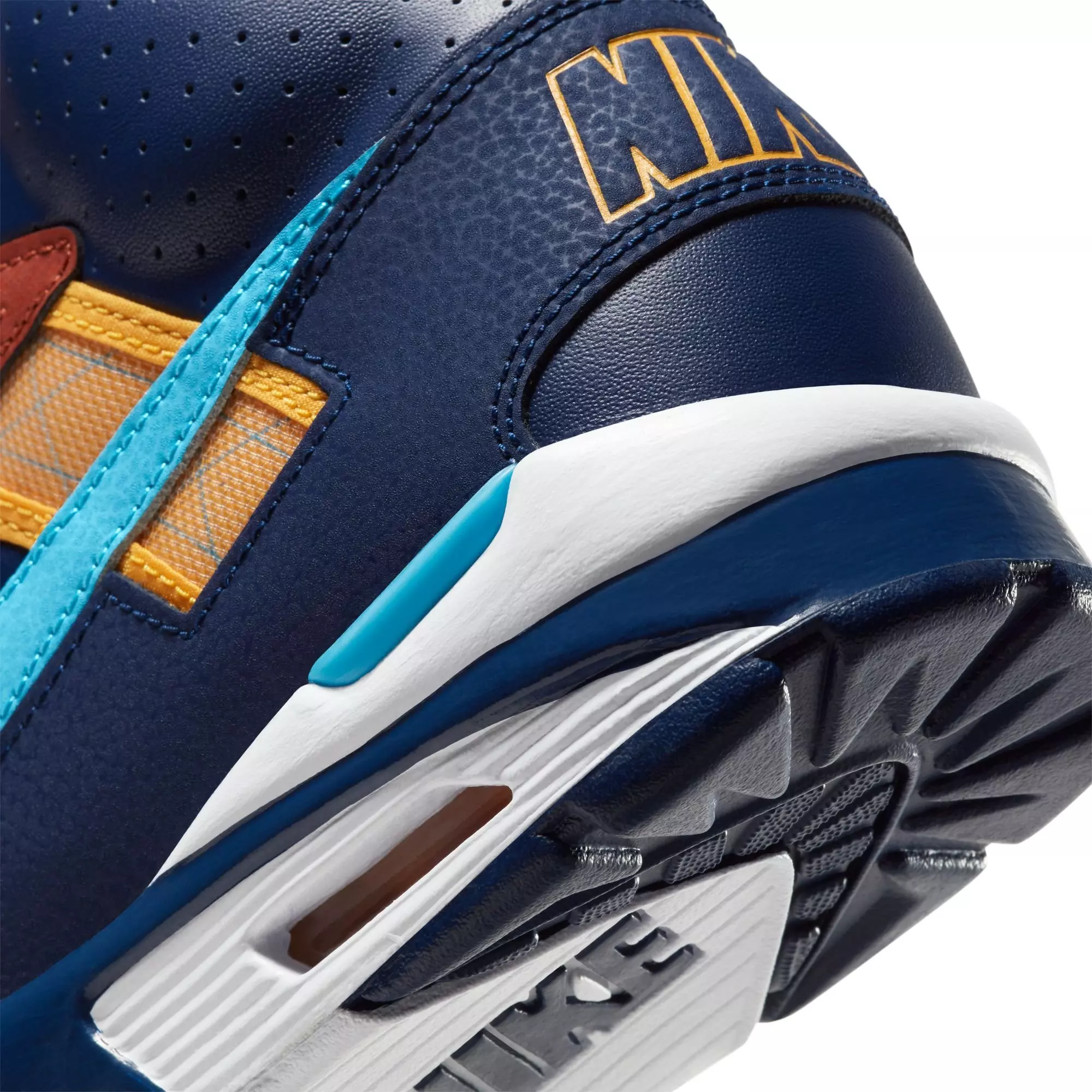 Nike Air Trainer SC High "Blue Void/Blue Fury/Rugged Orange" Men's Shoe - BLUE