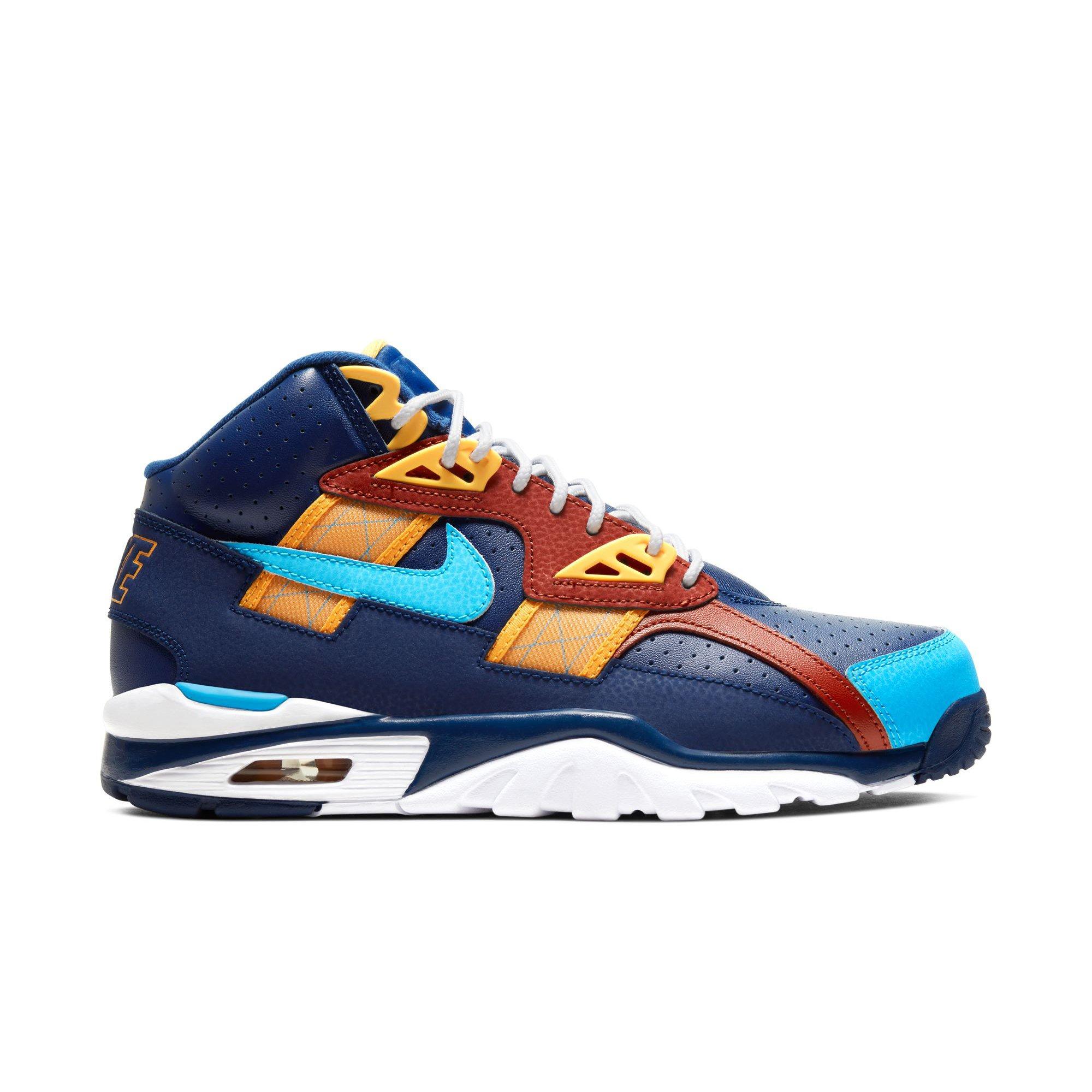 Nike Air Trainer SC High "Blue Void/Blue Fury/Rugged Orange" Men's Shoe - BLUE Thumbnail View 1