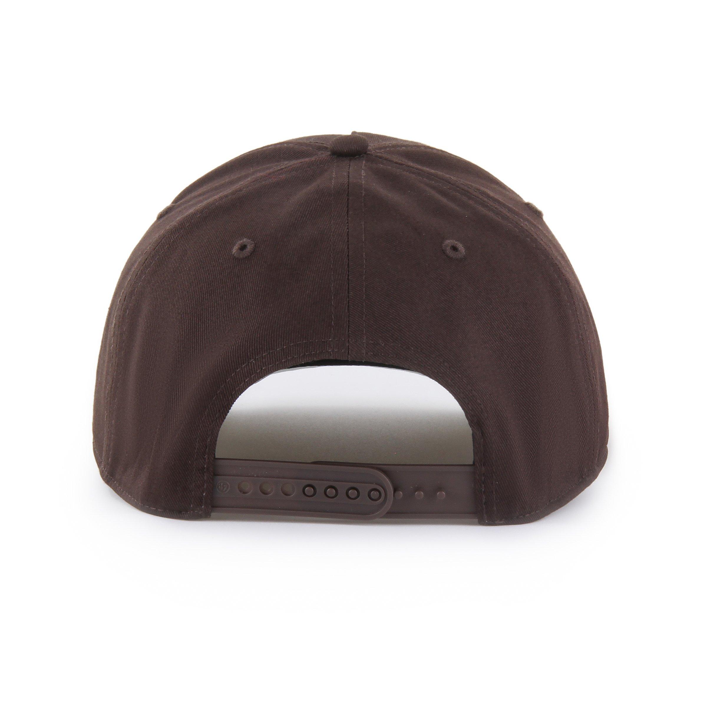 '47 Cleveland Browns Overhand Hitch Snapback Hat-Brown