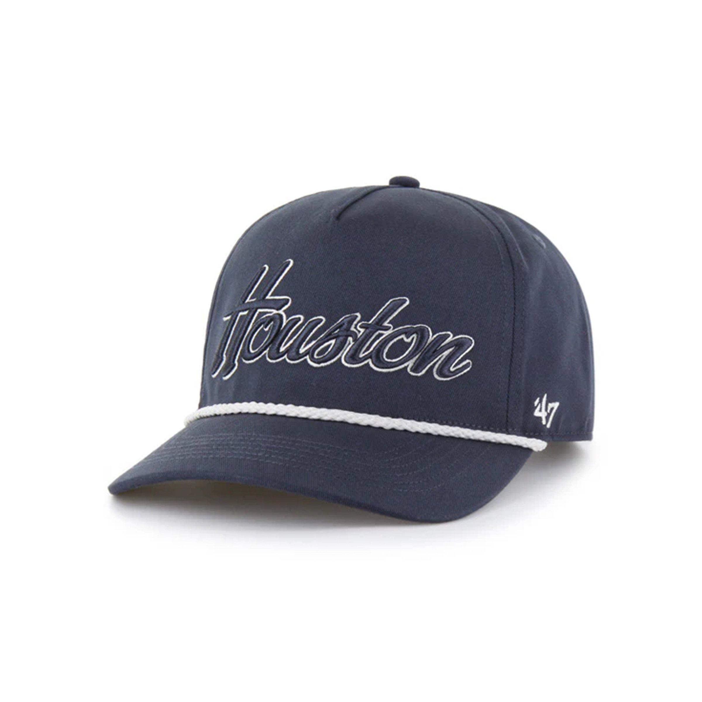 47 Houston Texans Overhand Hitch Navy Snapback Hat